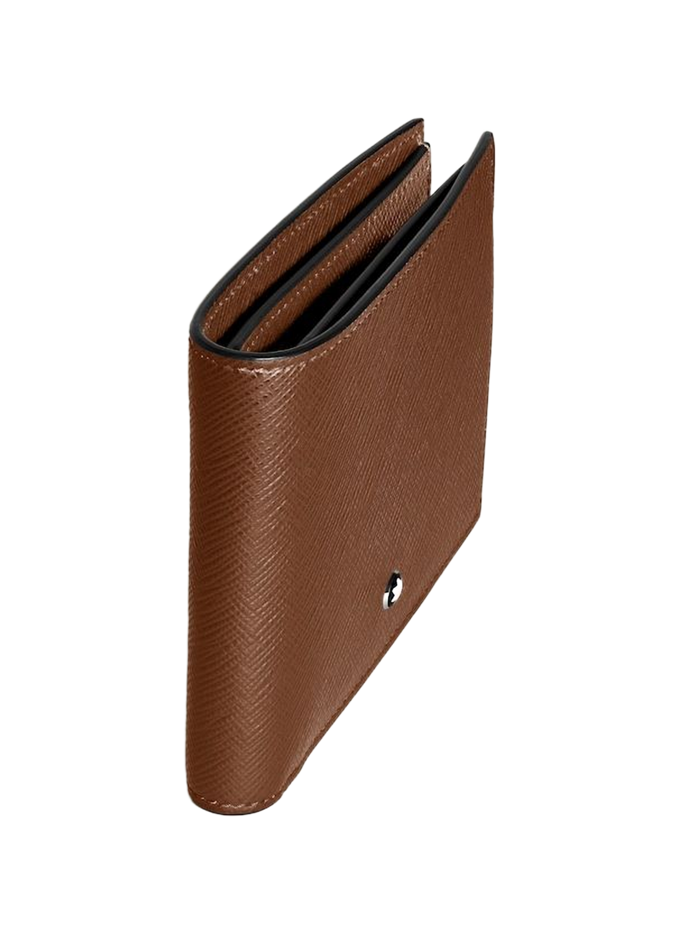 Textured leather wallet MONTBLANC Brown
