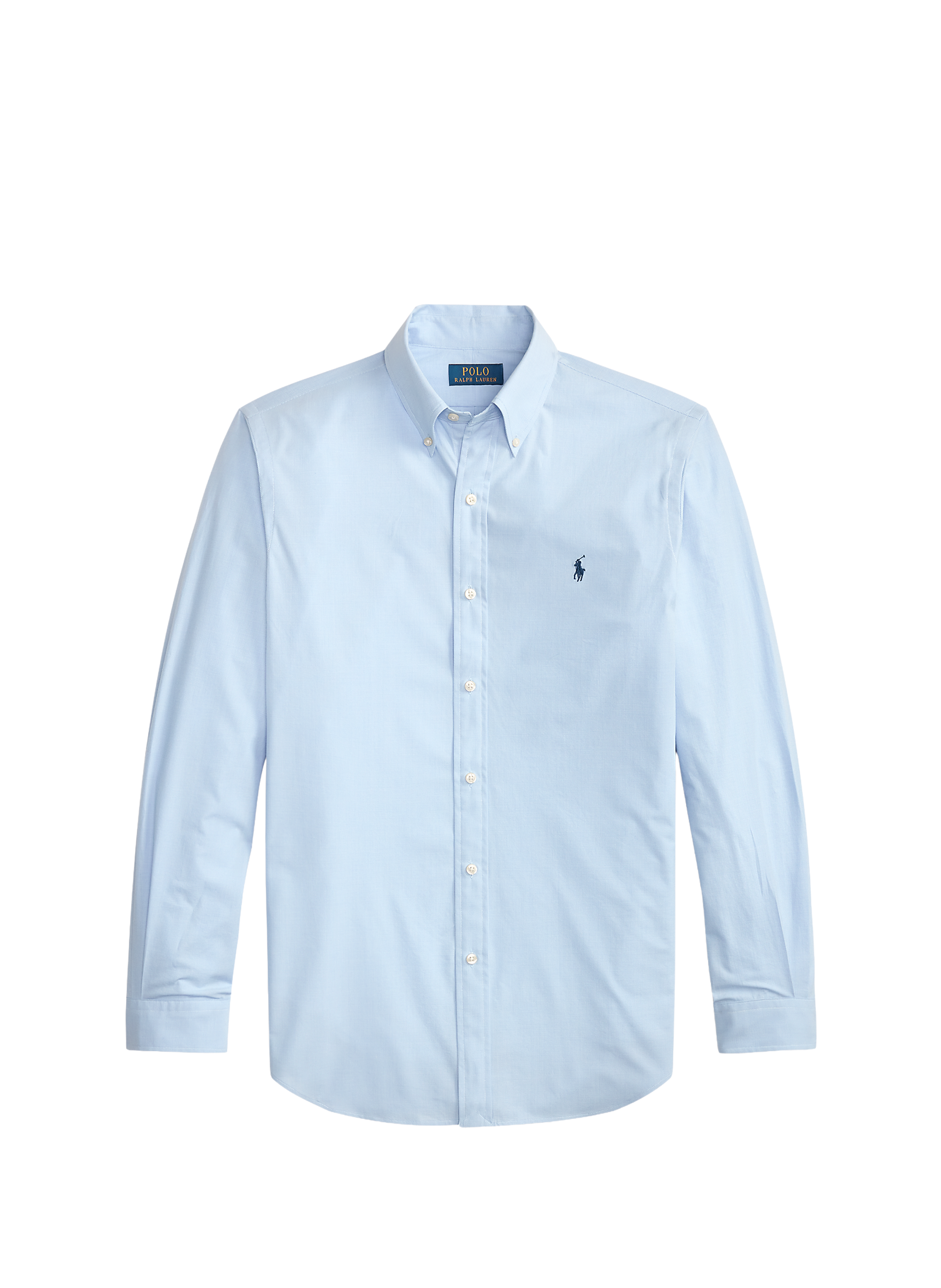 Chemise droite en coton POLO RALPH LAUREN Bleu
