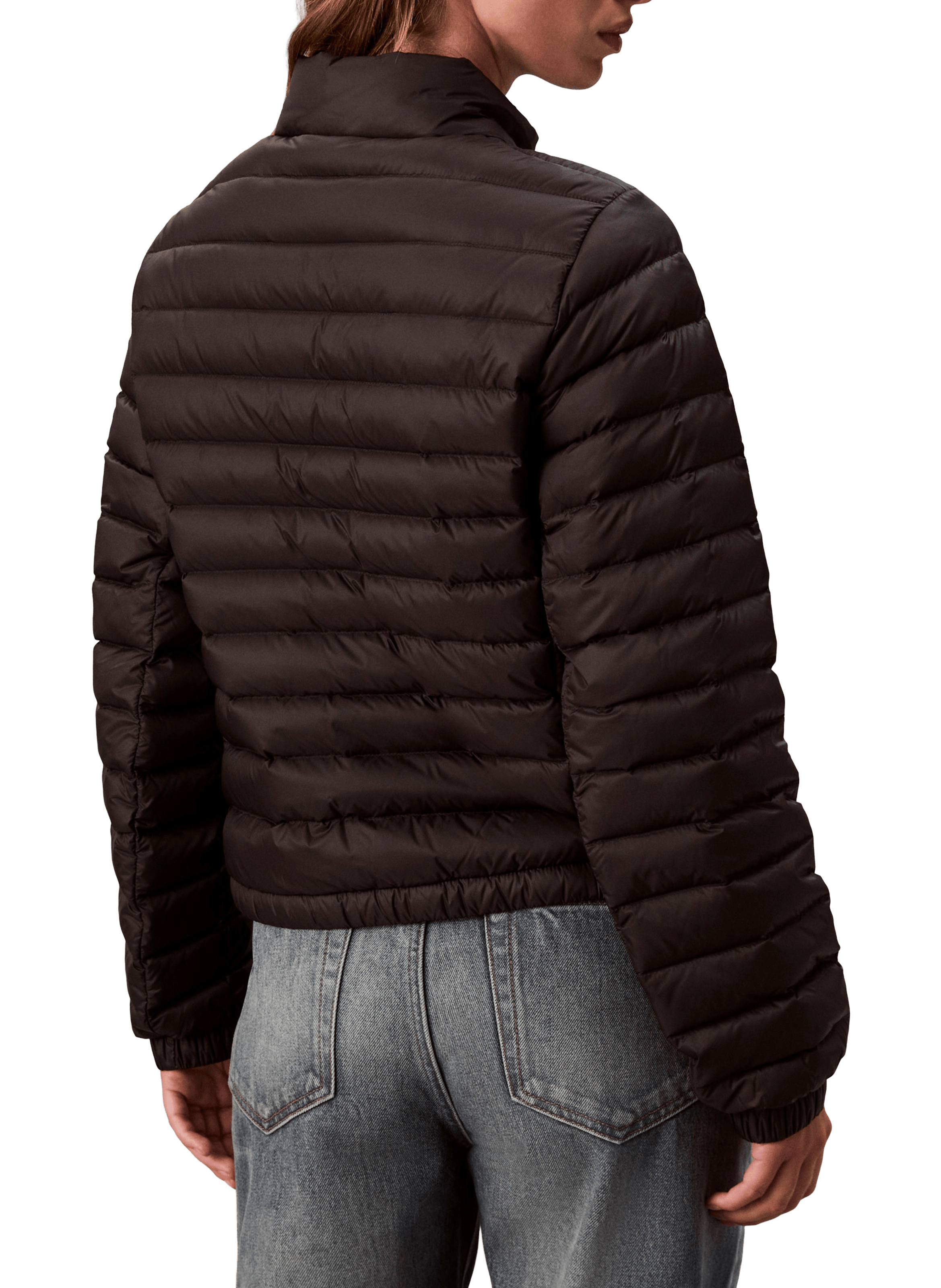 Veste matelassée à col montant CALVIN KLEIN Noir