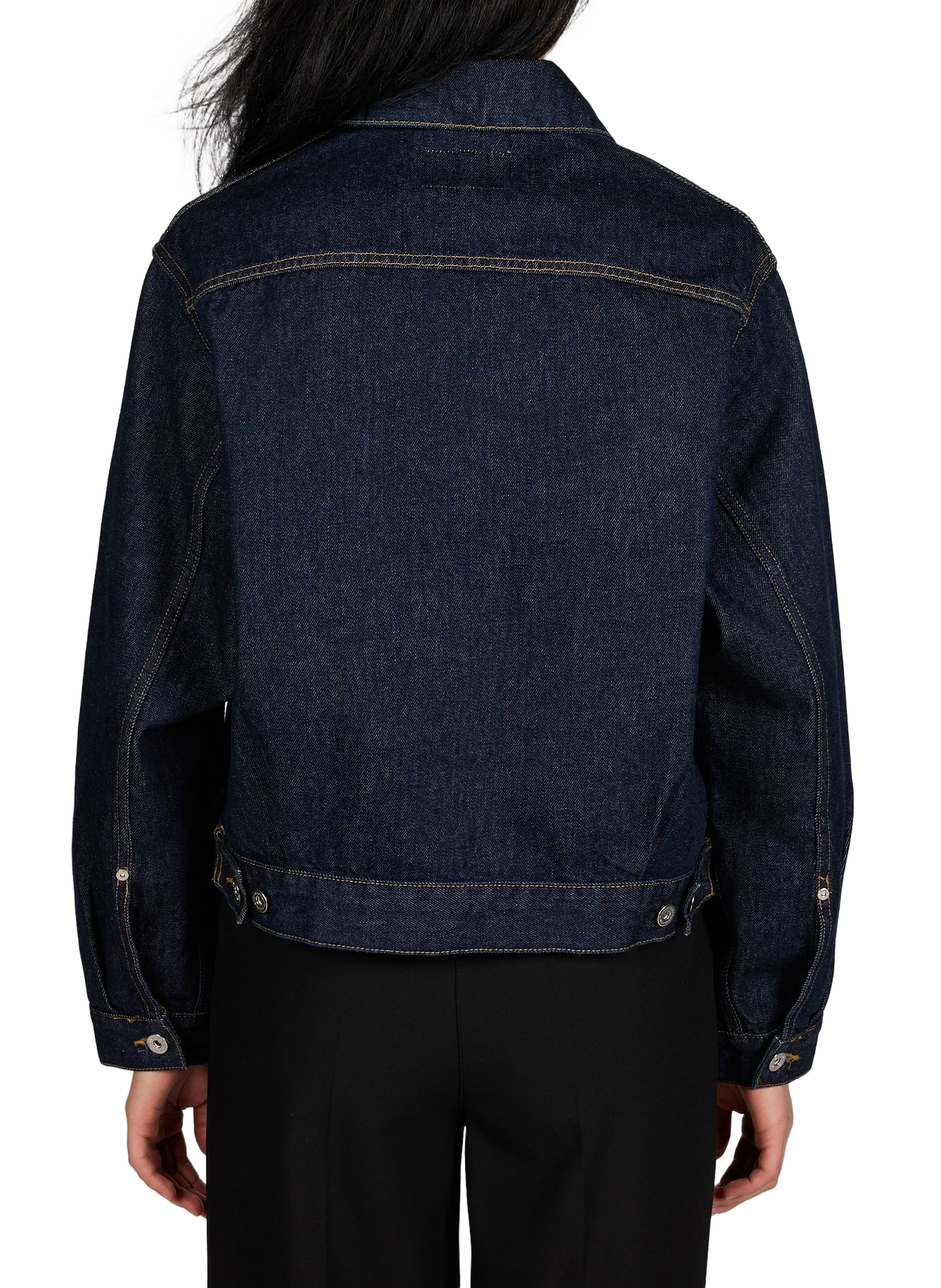 Straight raw denim jacket CARHARTT WIP Blue