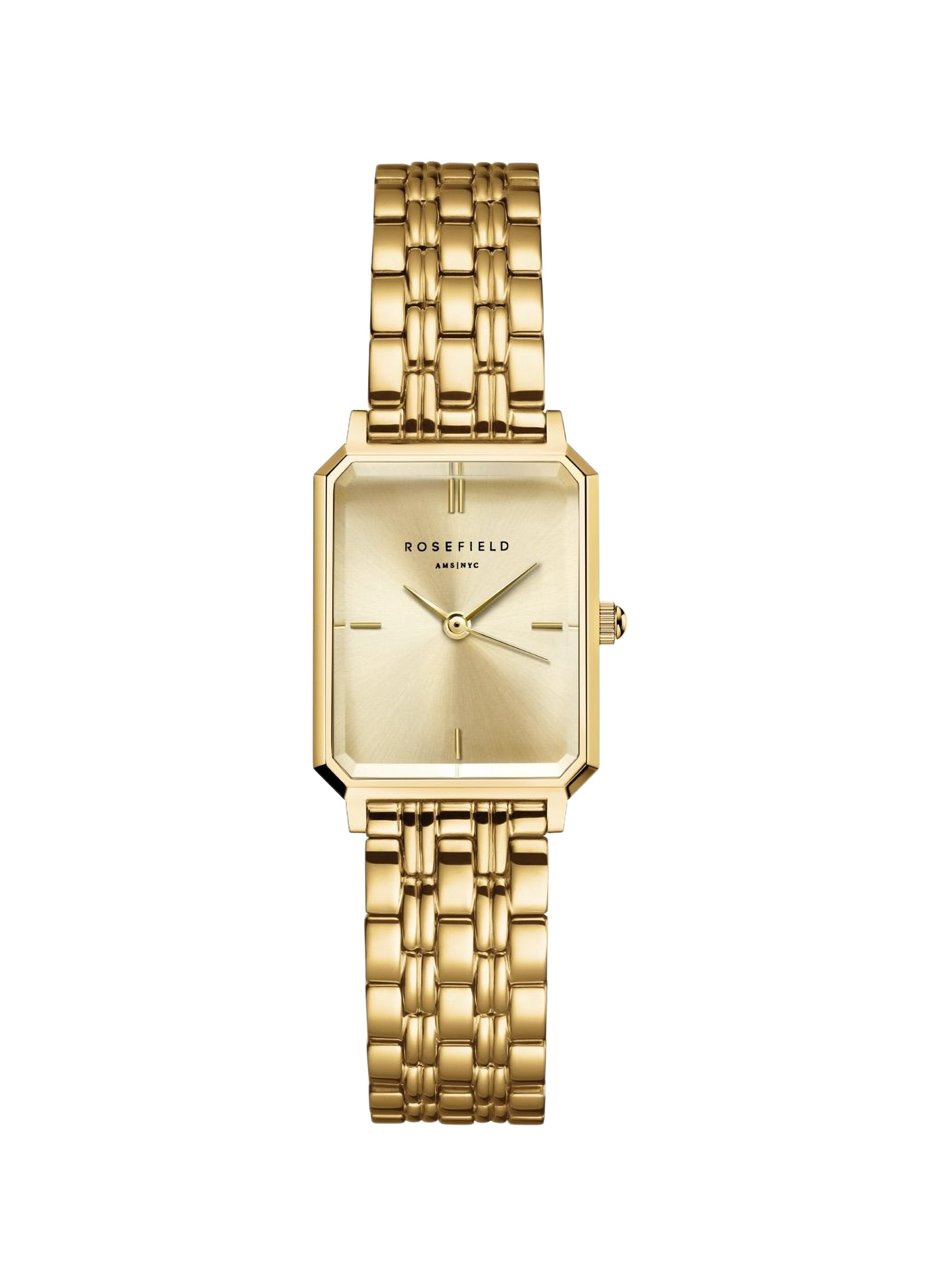 Montre analogique Octagon XS en acier inoxydable ROSEFIELD Doré