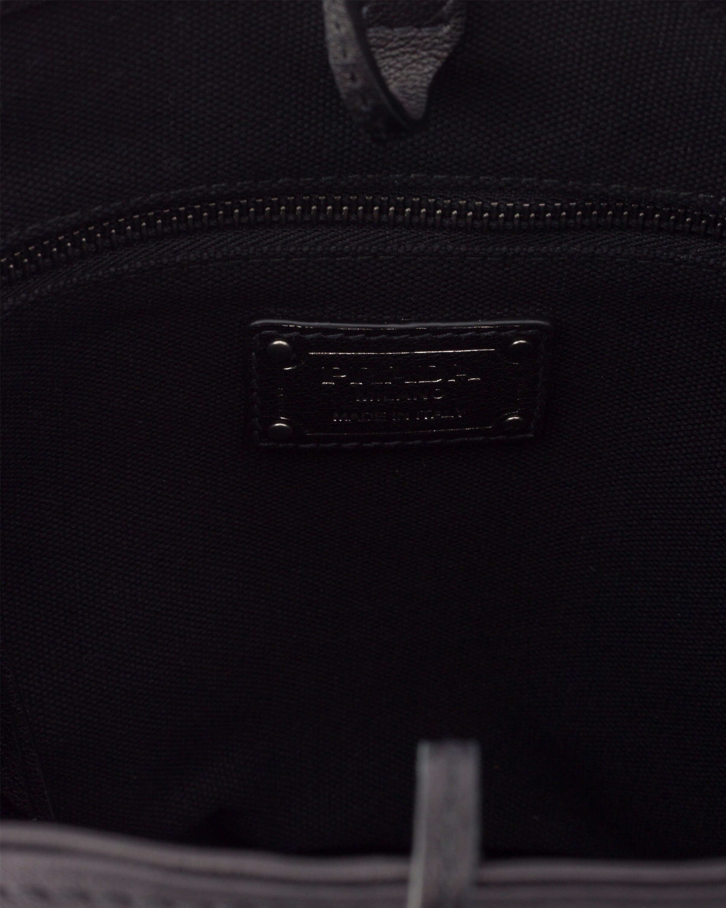 Mini sac seau prada route en cuir PRADA Noir