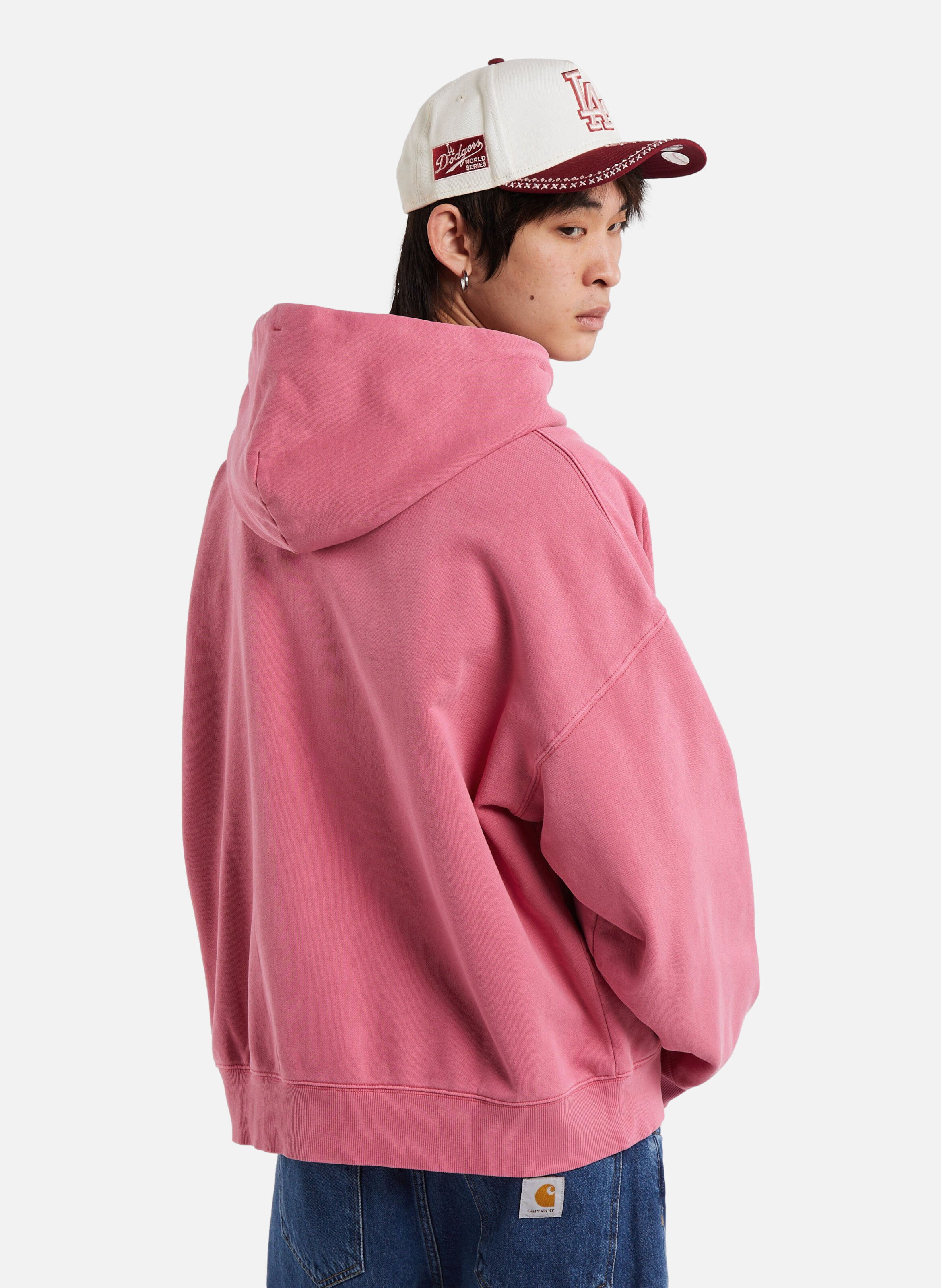 Hoodie zippé hooded benton sweat jacket CARHARTT WIP Rose