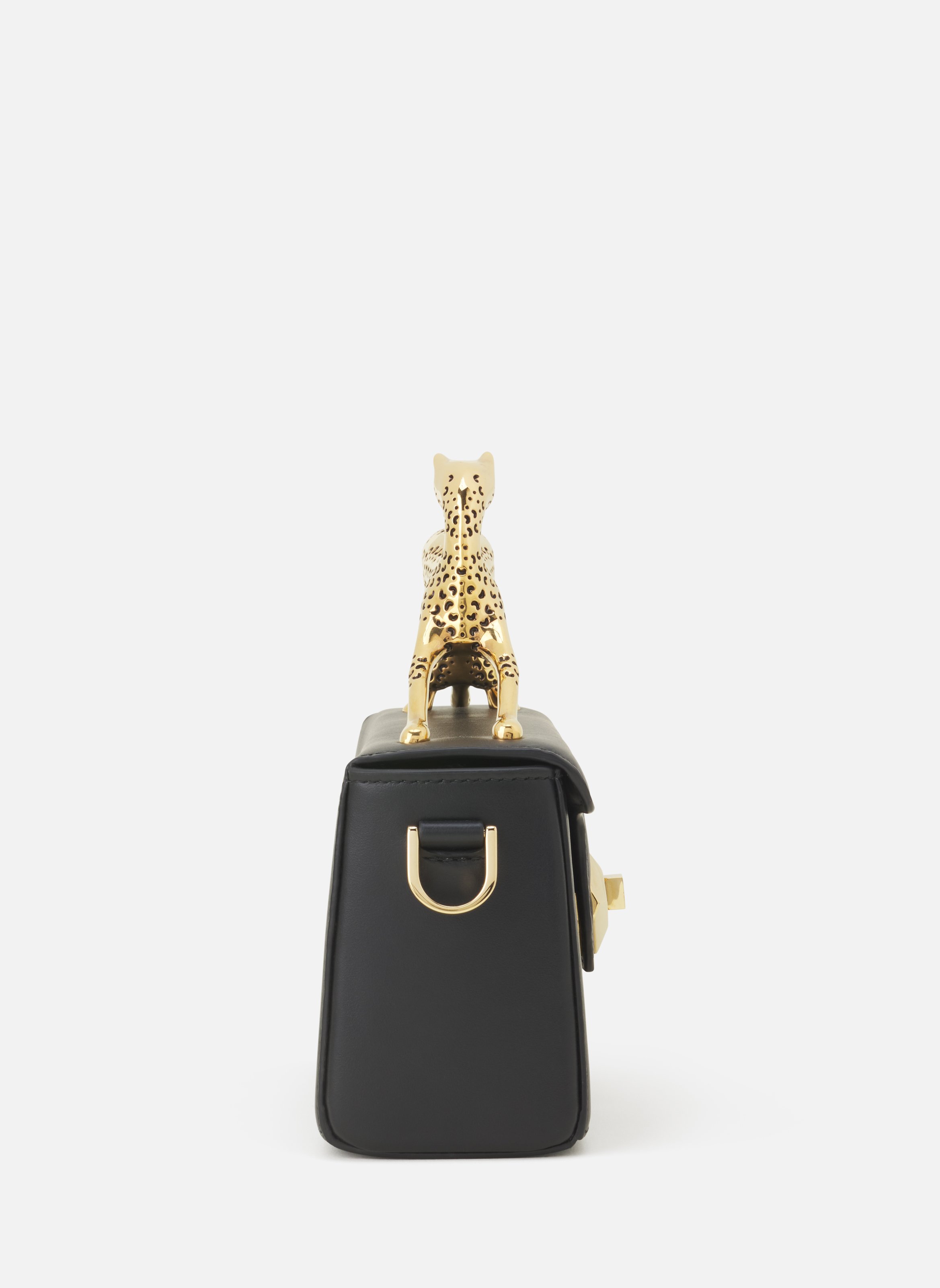 Sac pencil cat en cuir LANVIN Noir