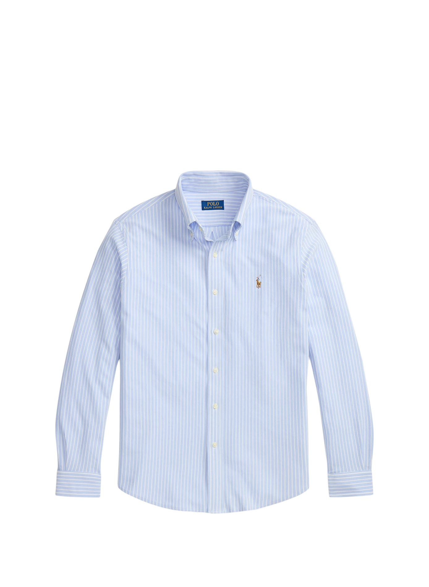 Slim-fit striped cotton shirt POLO RALPH LAUREN Blue