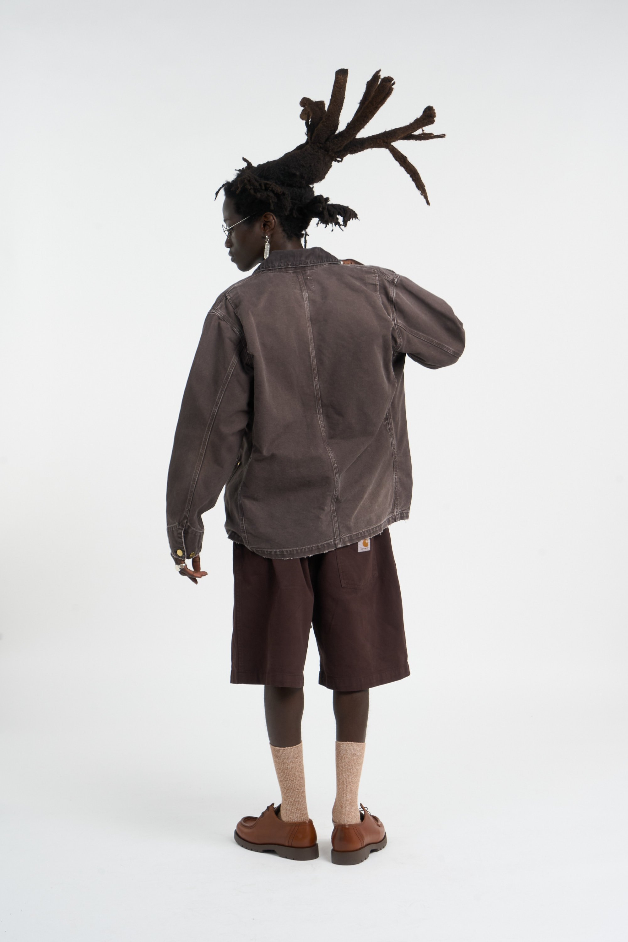 Veste og chore coat CARHARTT WIP Marron