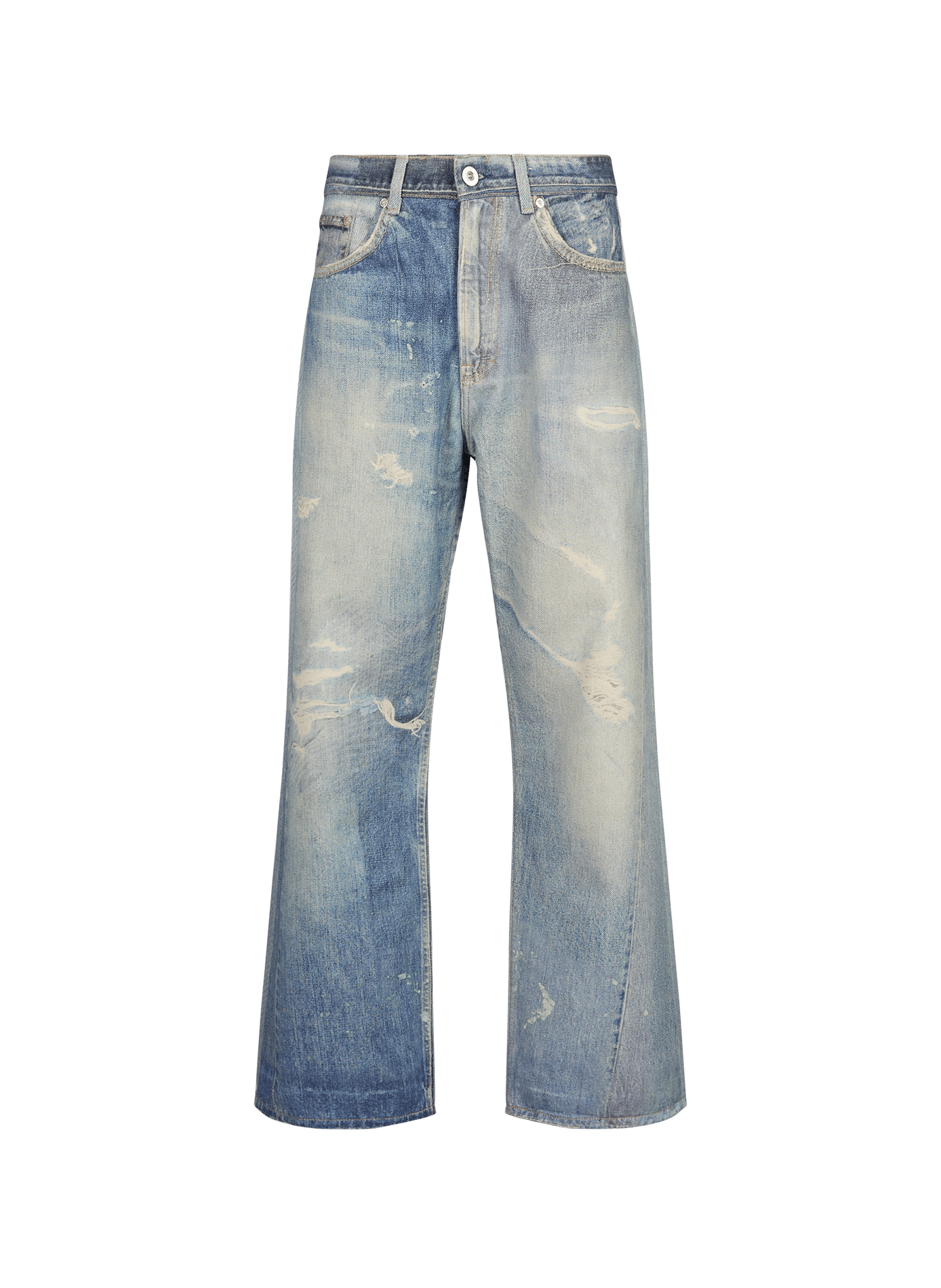Wide-leg Third Cut jeans in cotton denim OUR LEGACY Blue
