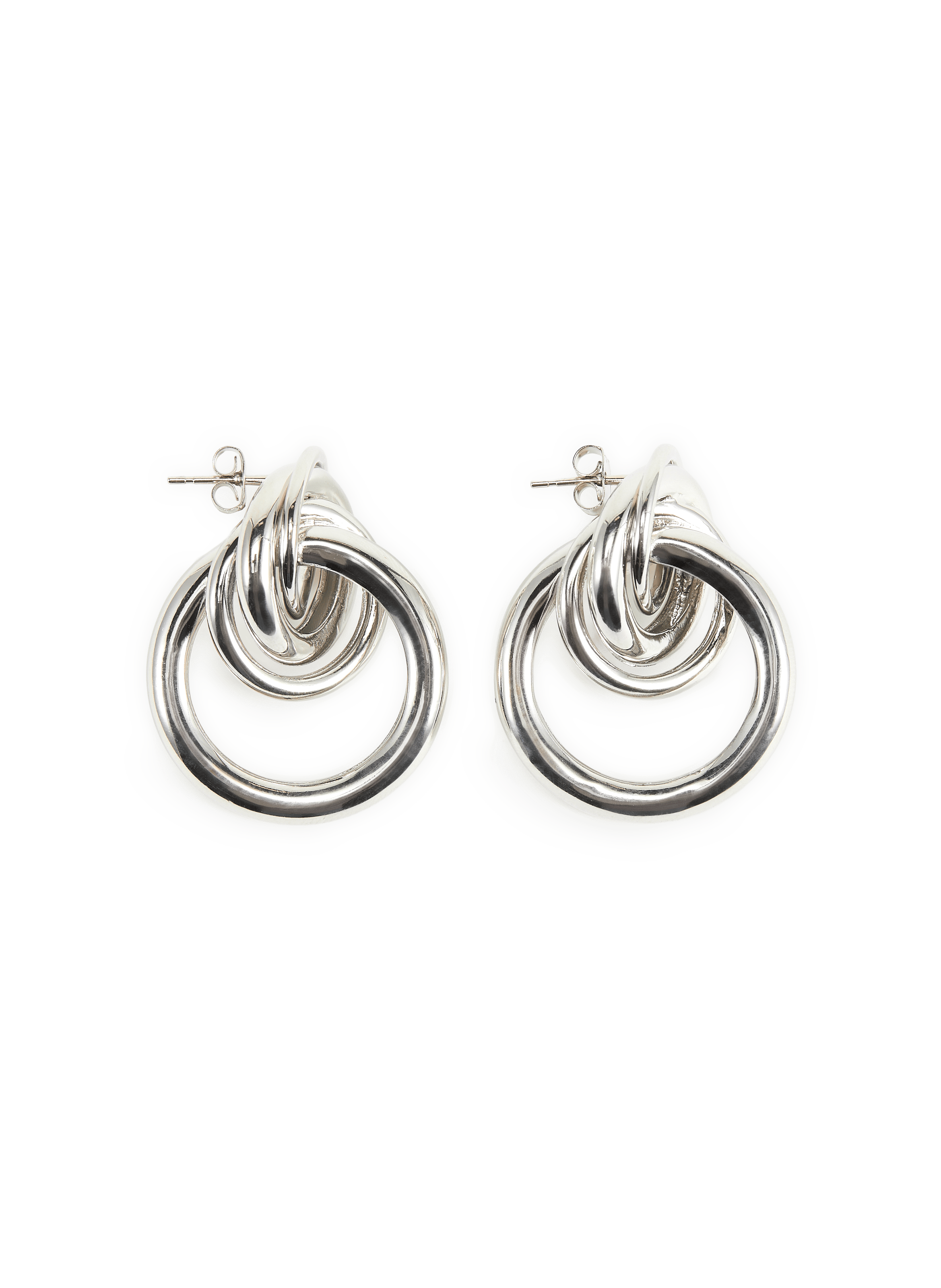 Earrings hoops JUSTINE CLENQUET Silver