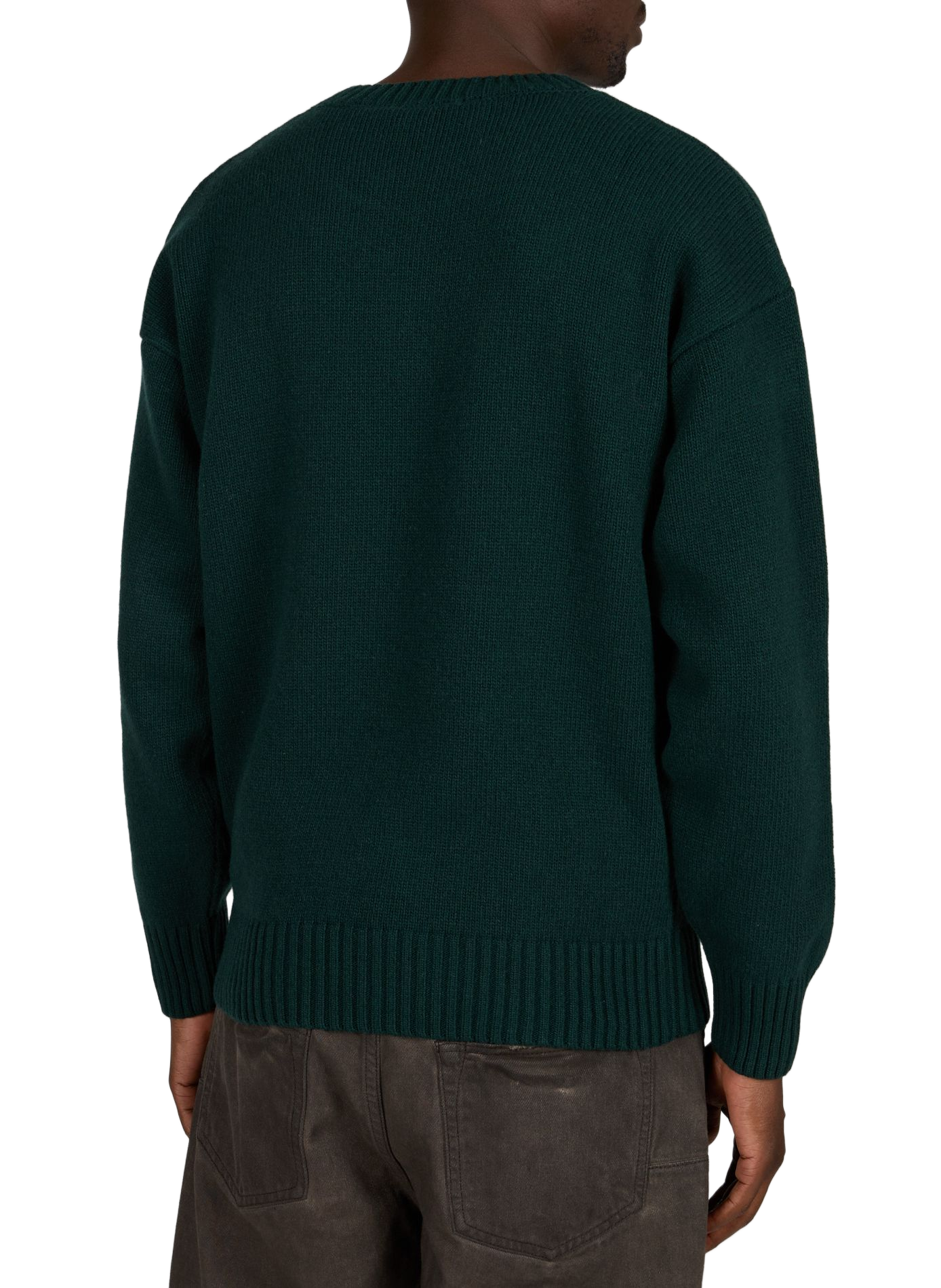 Straight round-neck wool sweater THINKING MU Multicolour