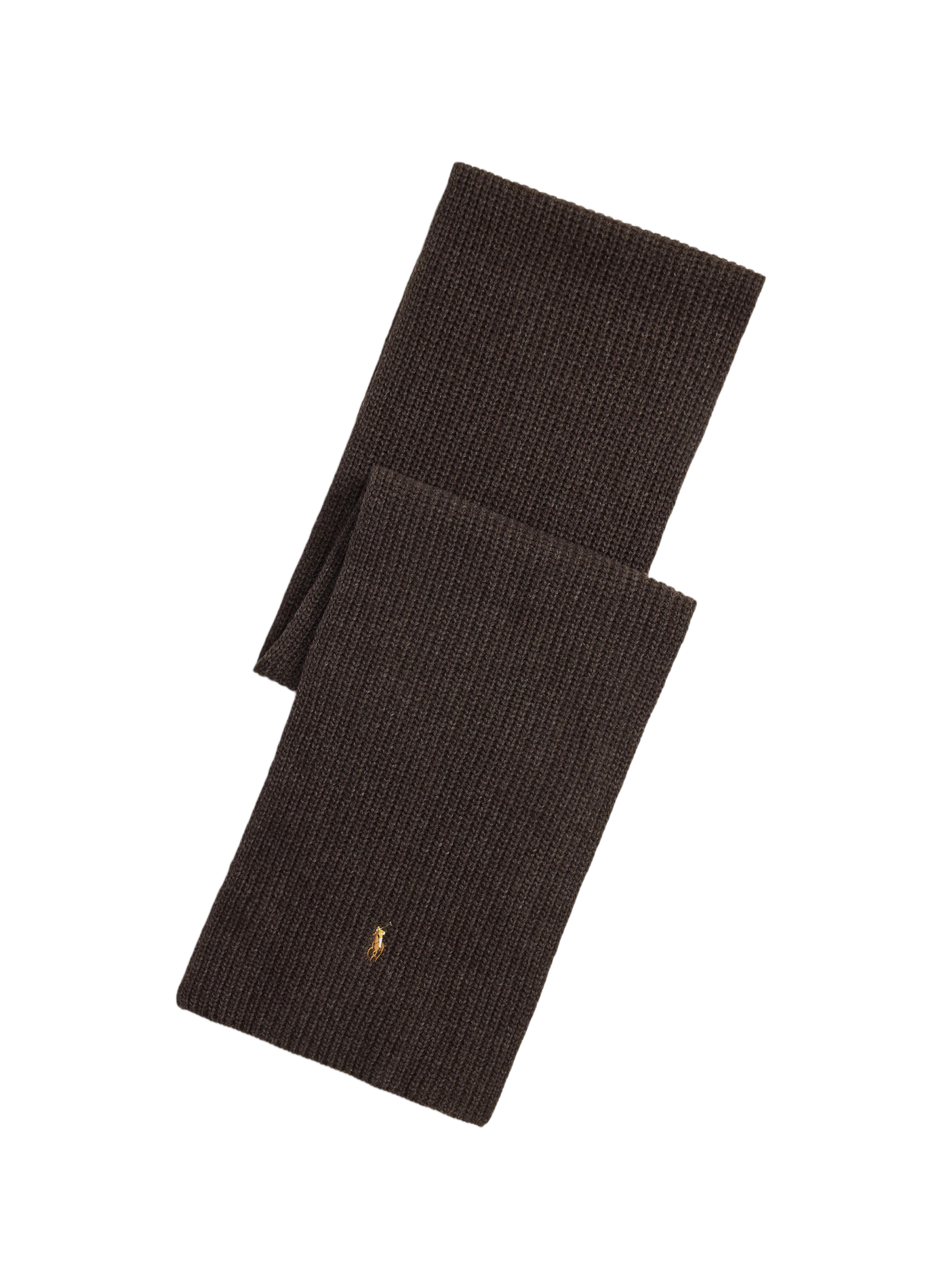 Echarpe en laine   Dark brown hthr
