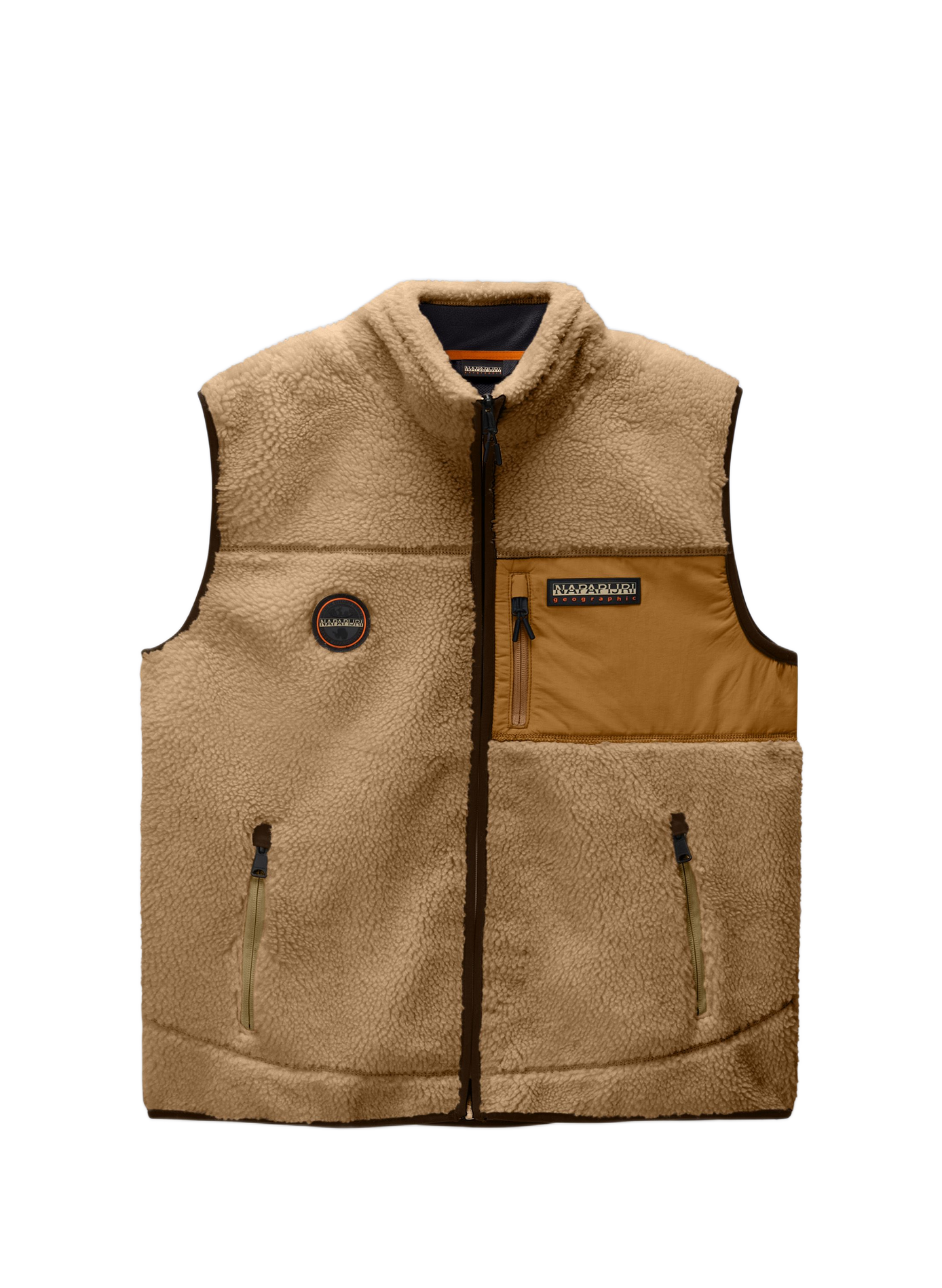 Zip-up sherpa vest NAPAPIJRI Multicolour