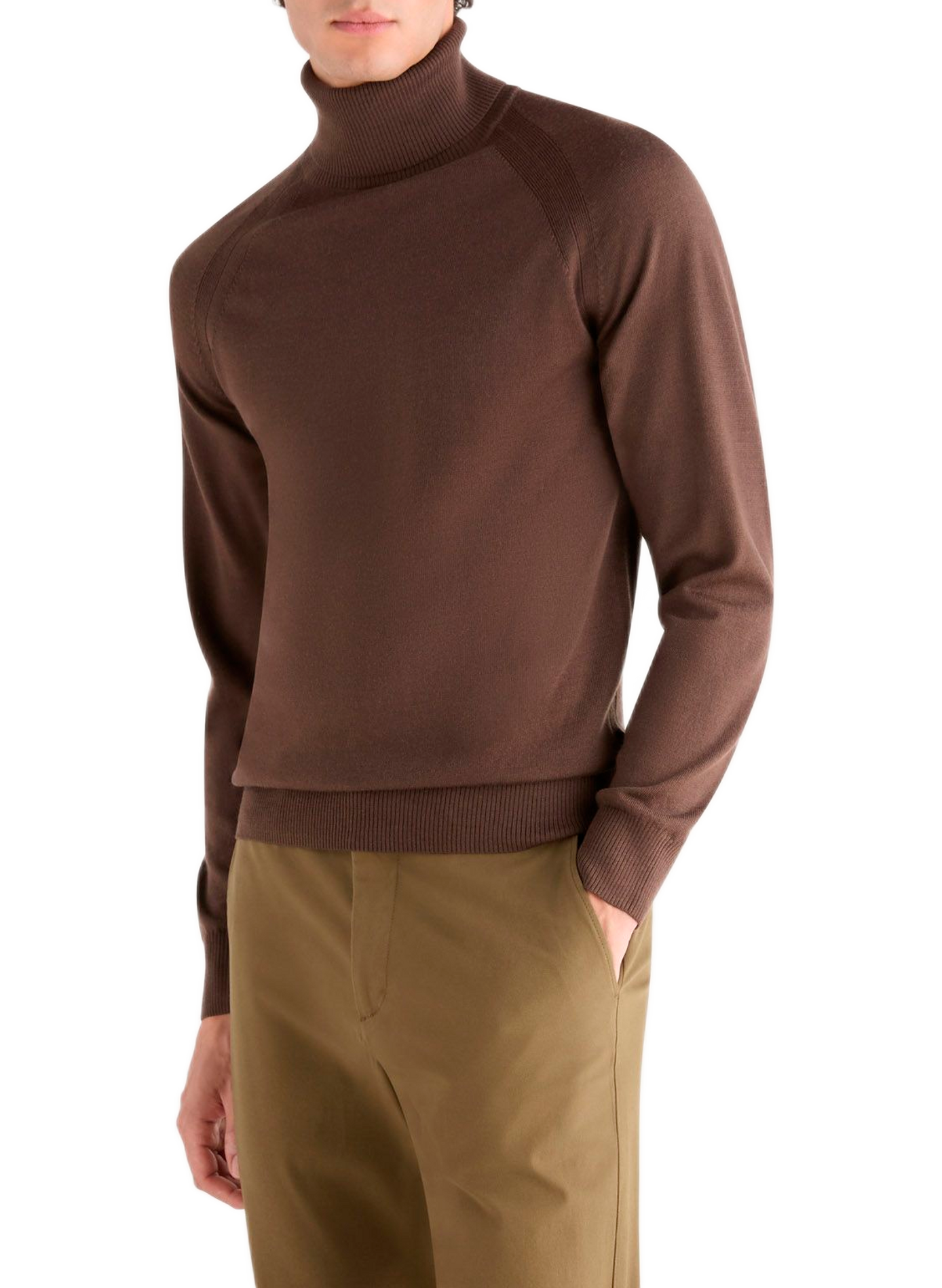 Jersey de cuello alto de lana DOCKERS Marrón