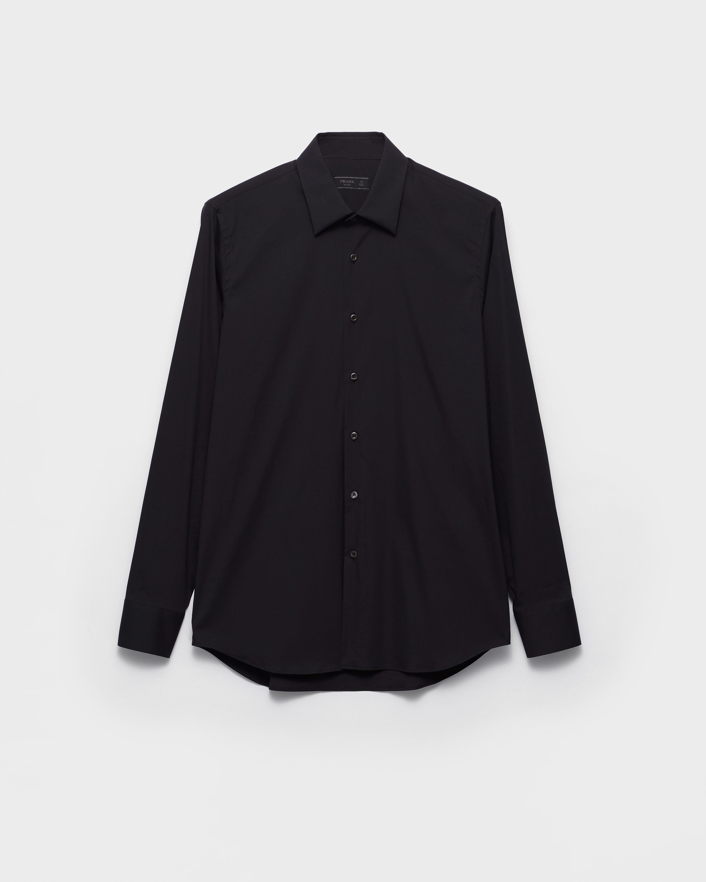 Chemise en coton stretch PRADA Noir