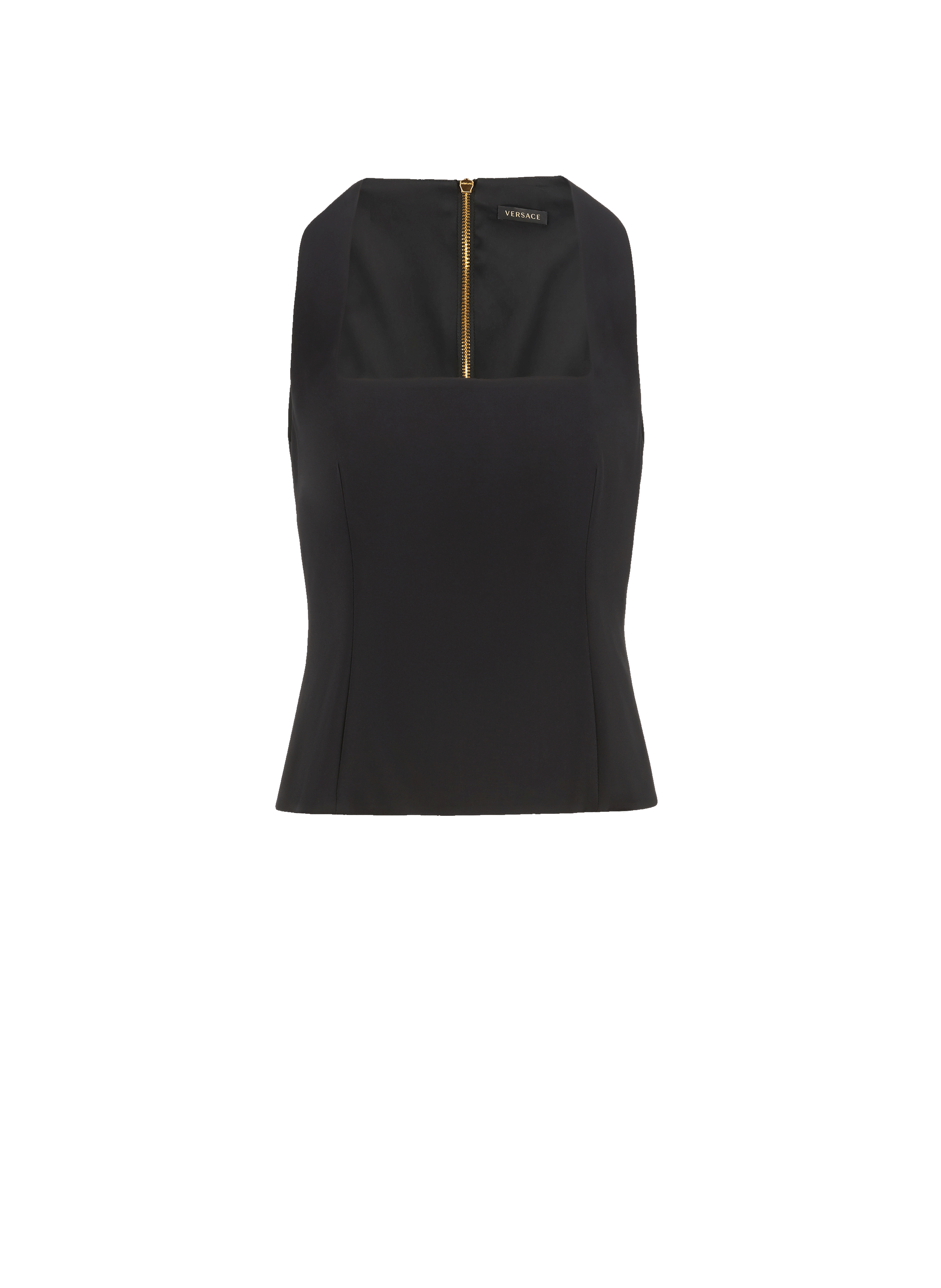 Bustier à encolure graphique