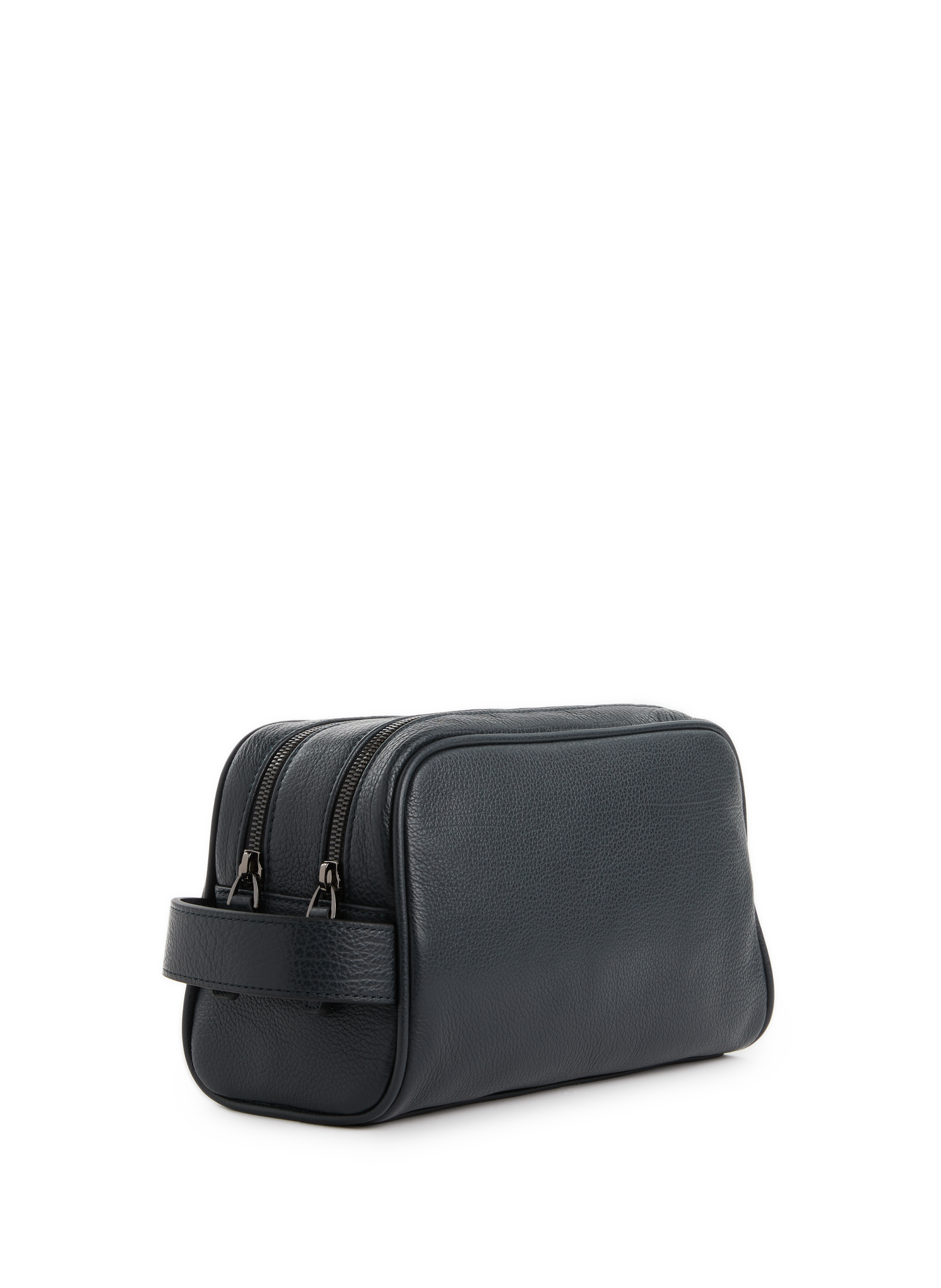 Grained leather toiletry bag SAISON 1865 Blue