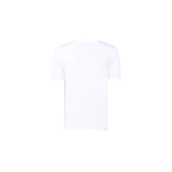 Hanro Cotton Sporty V-neck Cotton T-shirt In White