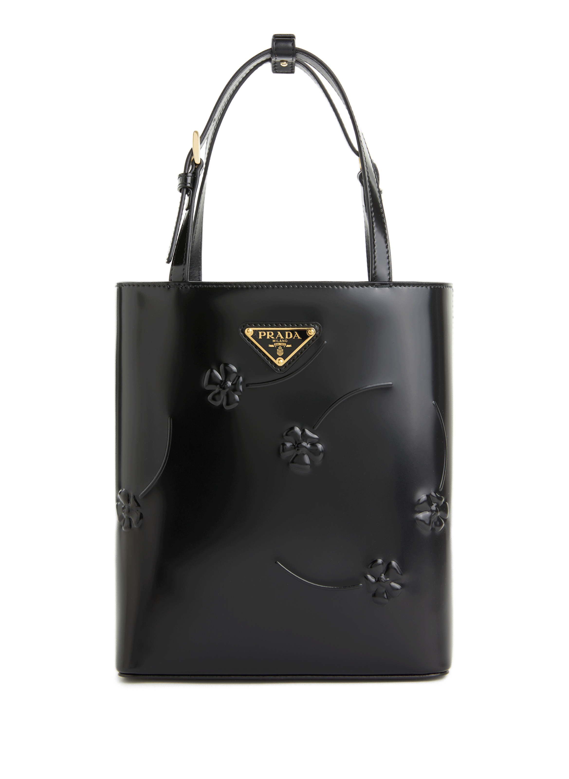 Shop Prada Buckle Medium Leather Handbag with Belt | Saks Fifth Avenue