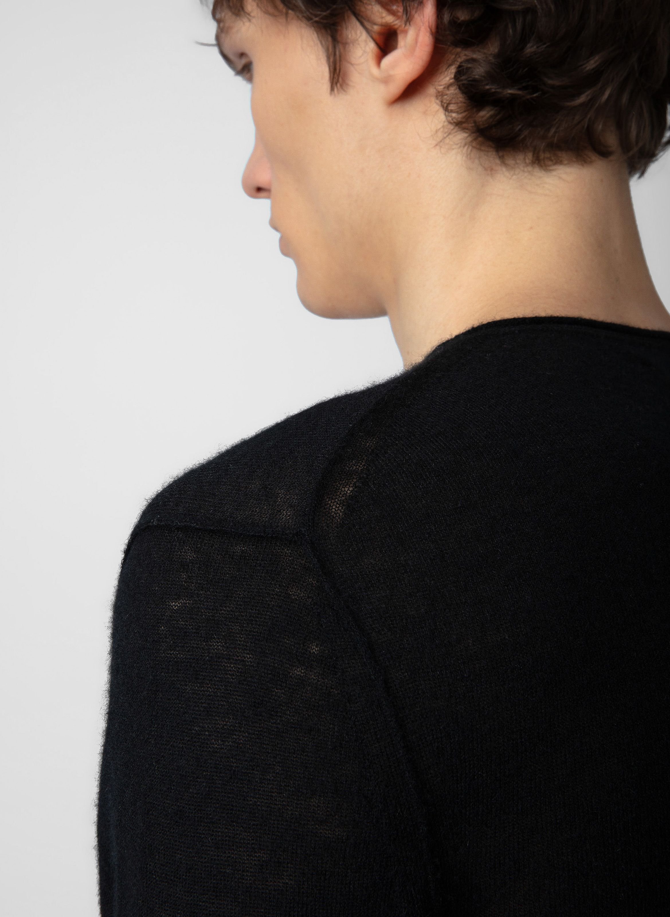 Pull droit en cachemire teiss ZADIG&VOLTAIRE Noir