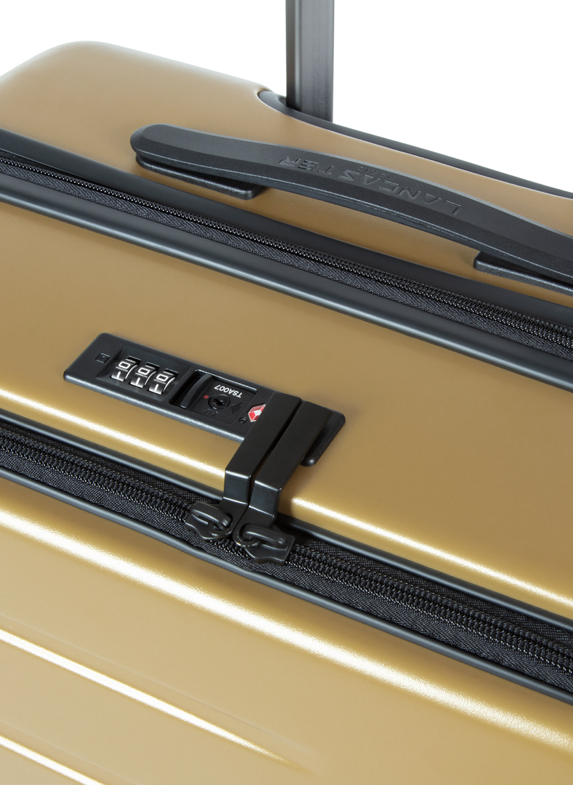 Assortment of 3 luggage - Luggage LANCASTER Golden