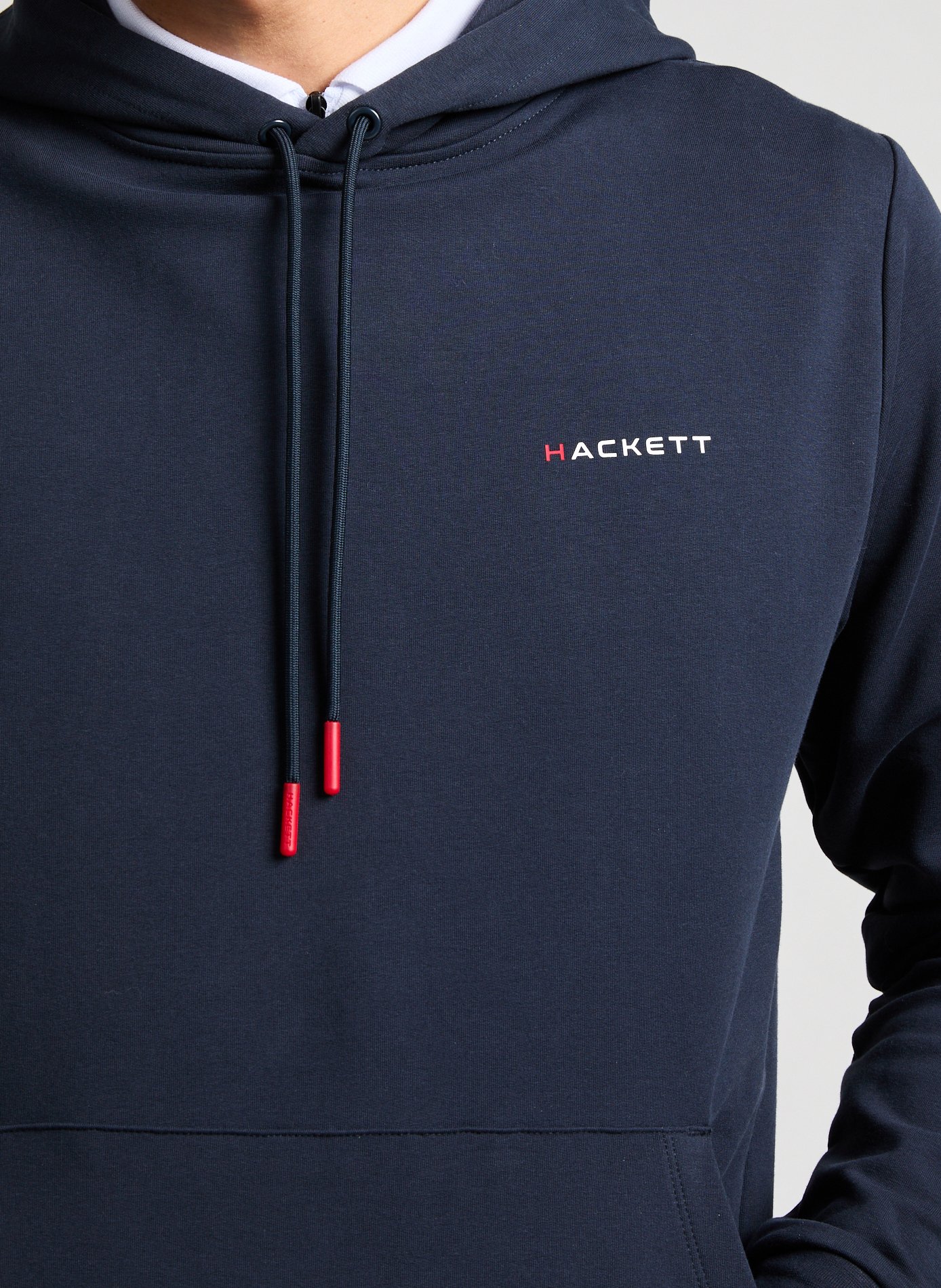 Hoodie en coton mélangé  HACKETT Bleu