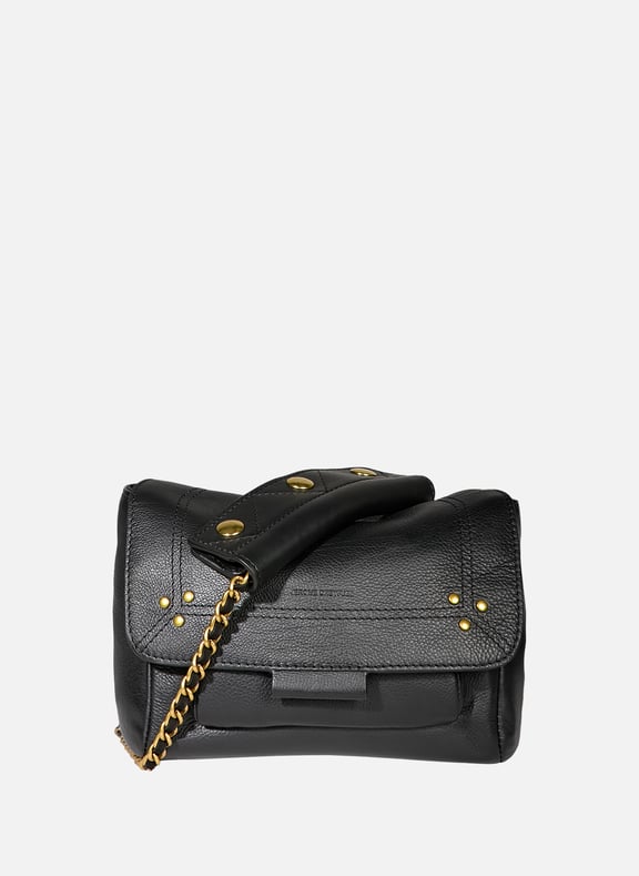 Lulu mini leather handbag Black by JÉRÔME DREYFUSS JÉRÔME DREYFUSS Lulu mini leather handbag Black