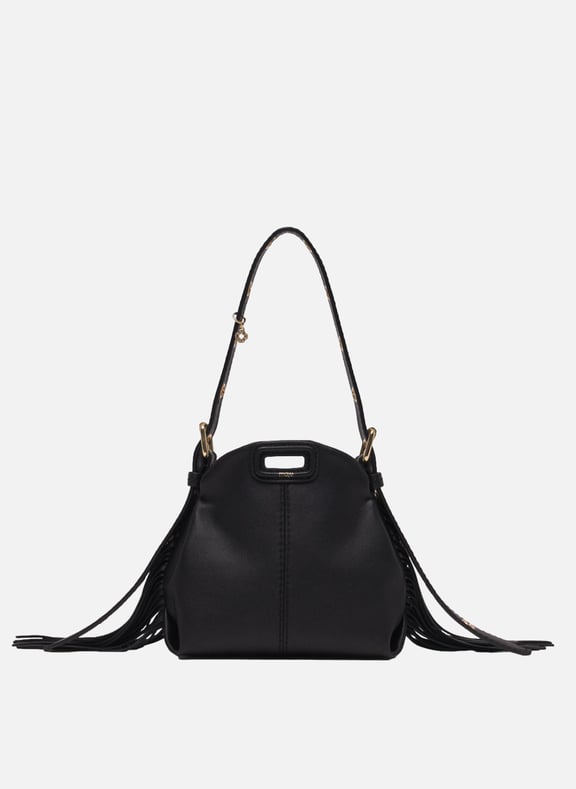Sac bandoulière en cuir Noir by MAJE MAJE Sac bandoulière en cuir Noir
