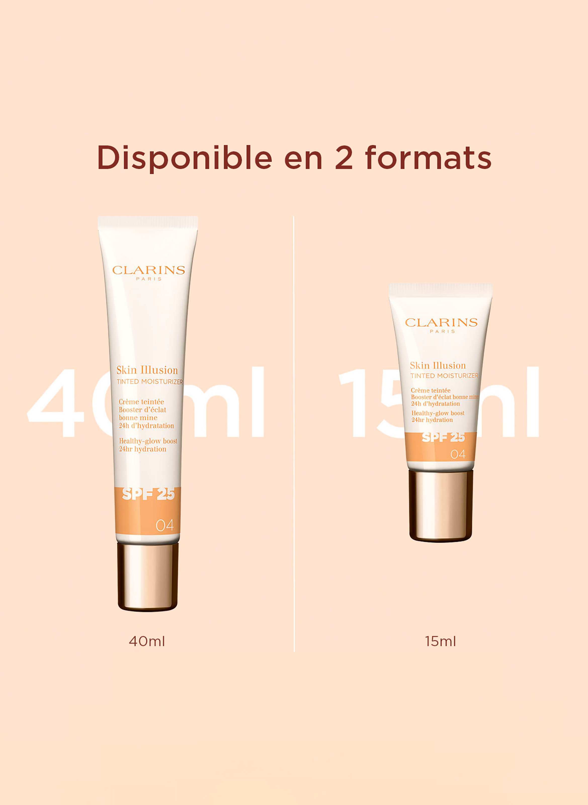 Skin Illusion Tinted Moisturizer SPF25 - Radiance-boosting tinted cream CLARINS 05