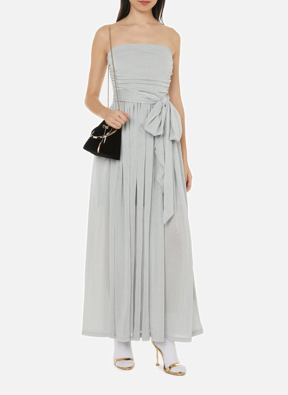 Robe longue brillante Argent by ZIMMERMANN ZIMMERMANN Robe longue brillante Argent