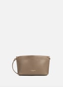 Crossbody bag - Alba Double  Taupe - in - or