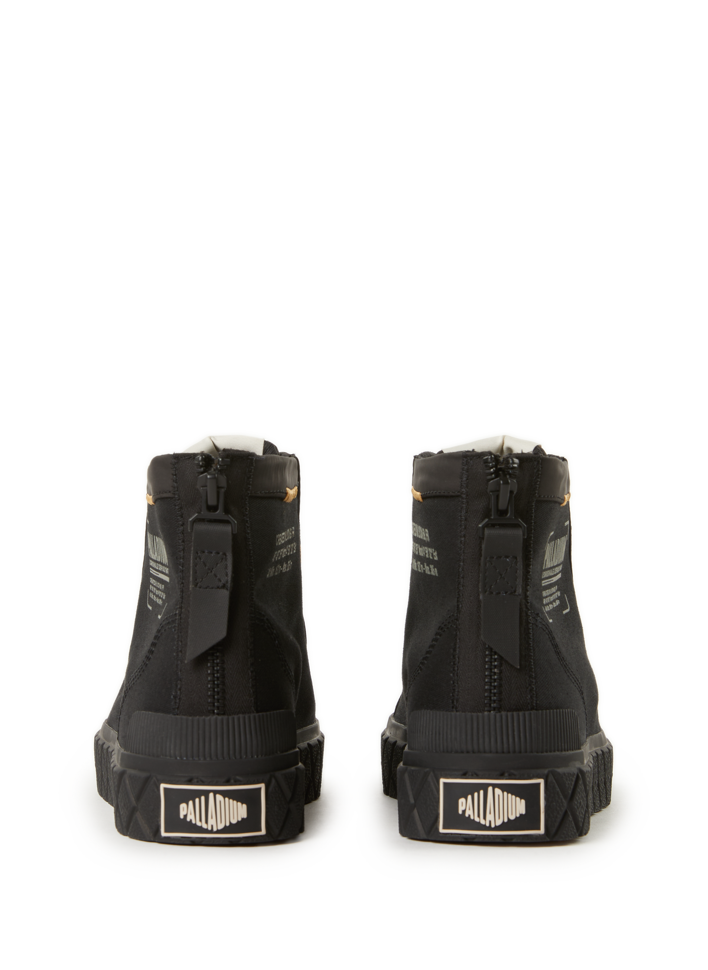 Cotton blend boots PALLADIUM Black