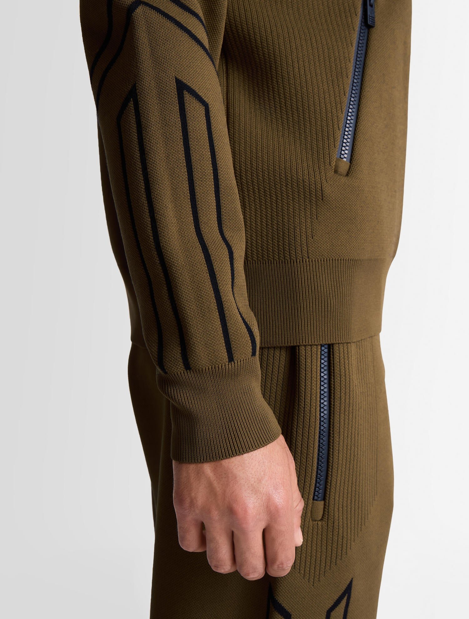 Gilet cyrion col montant  coupe regular FUSALP Marron