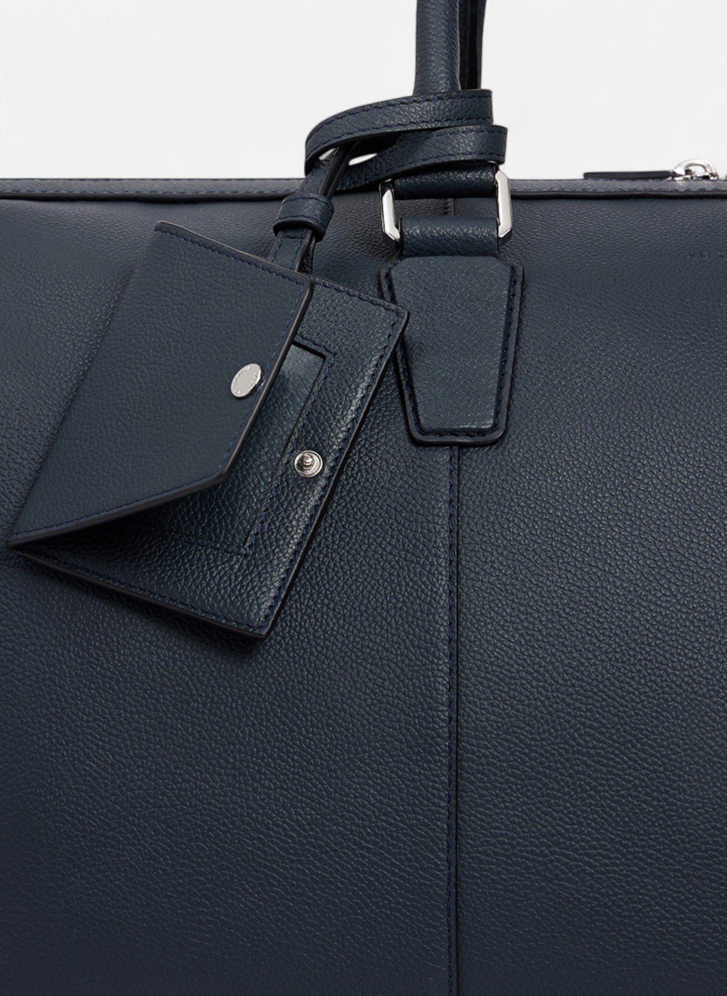 Sac de voyage 48h marceau en cuir grainé LE TANNEUR Bleu