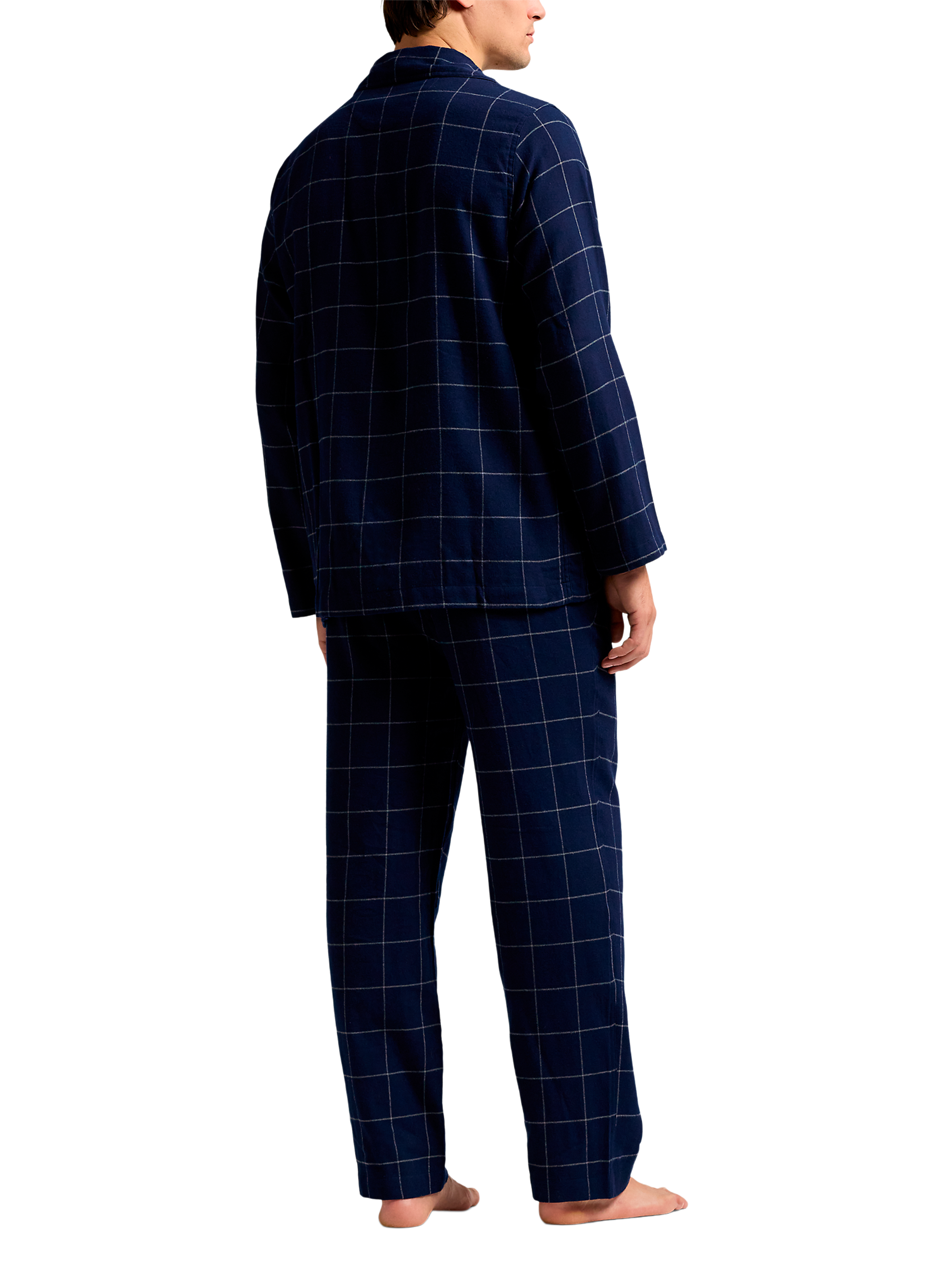 Ensemble de pyjama à carreaux en coton POLO RALPH LAUREN Bleu