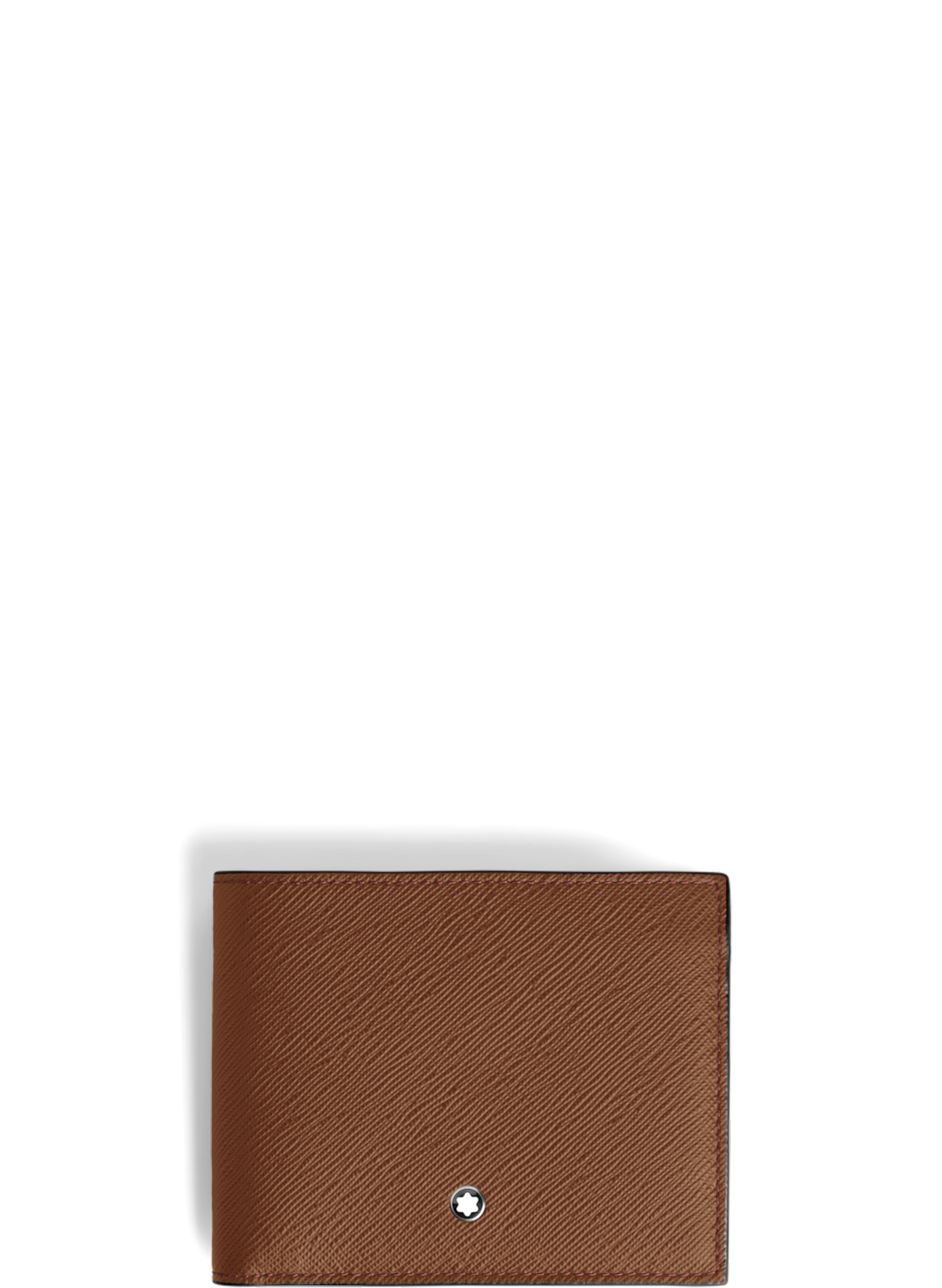 Textured leather wallet MONTBLANC Brown