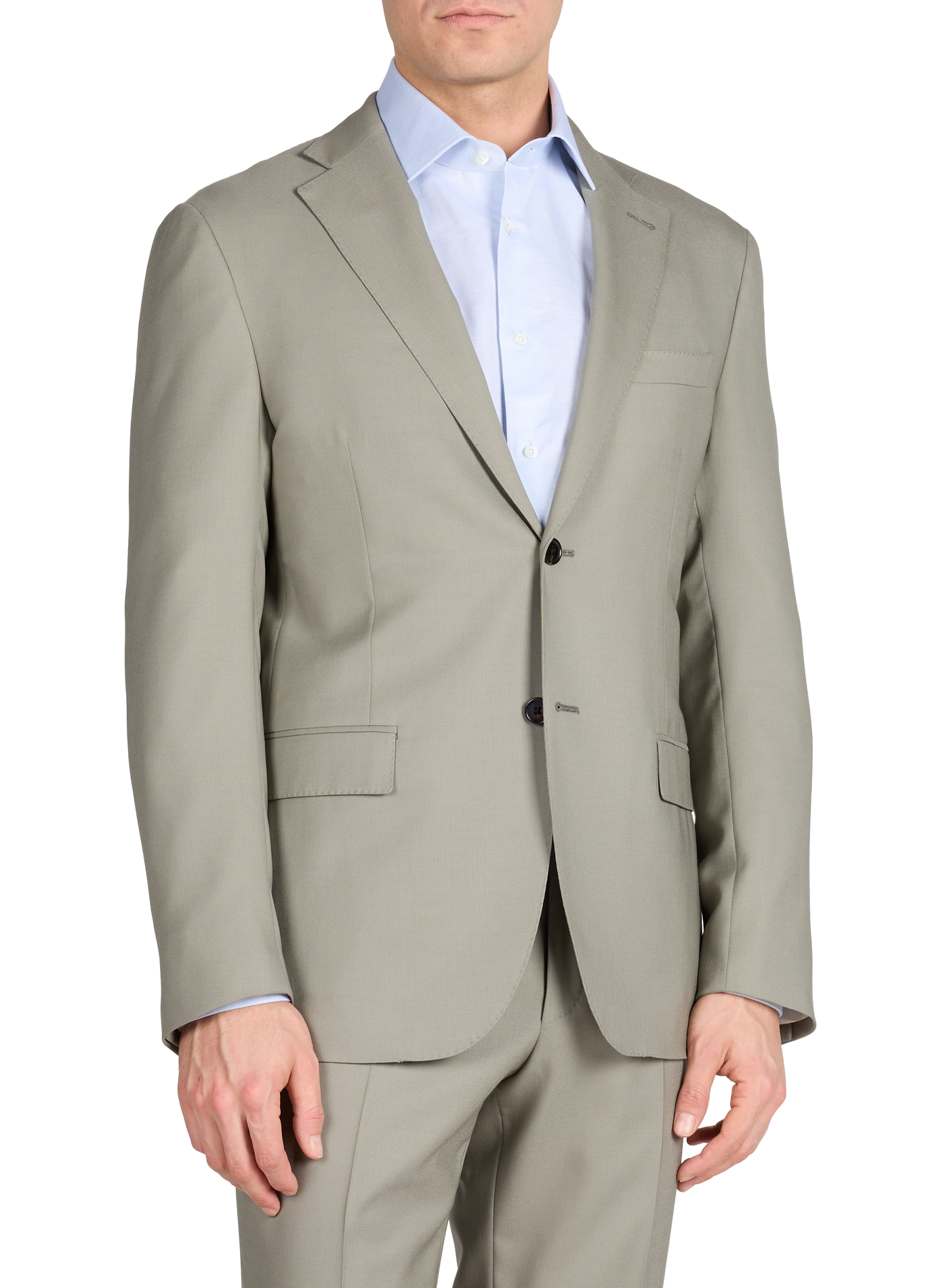 Costume en laine vierge CORNELIANI Green