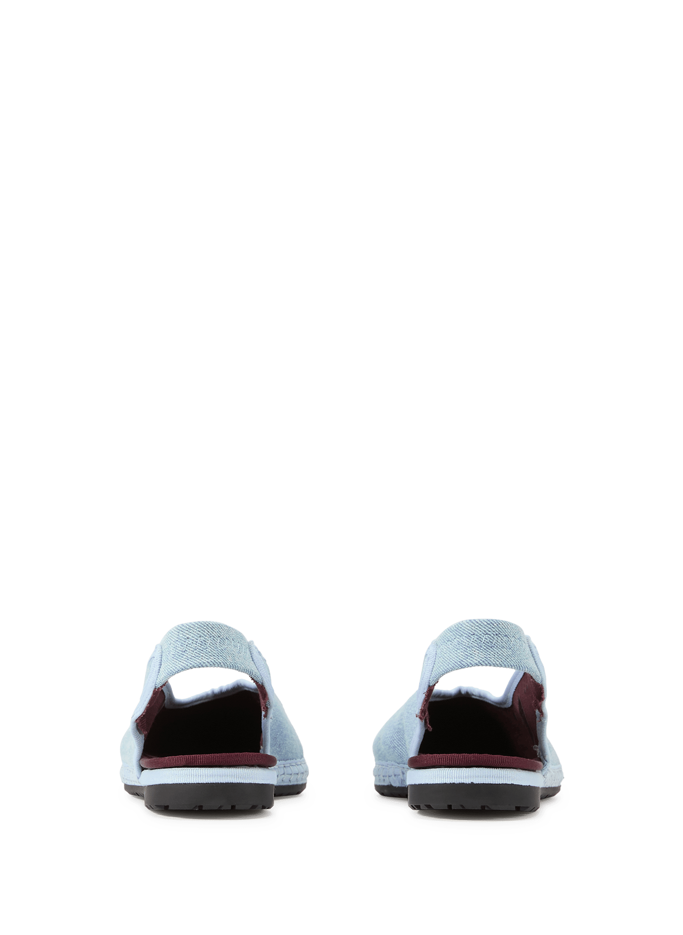 Slingbacks en coton effet denim FLABELUS Bleu