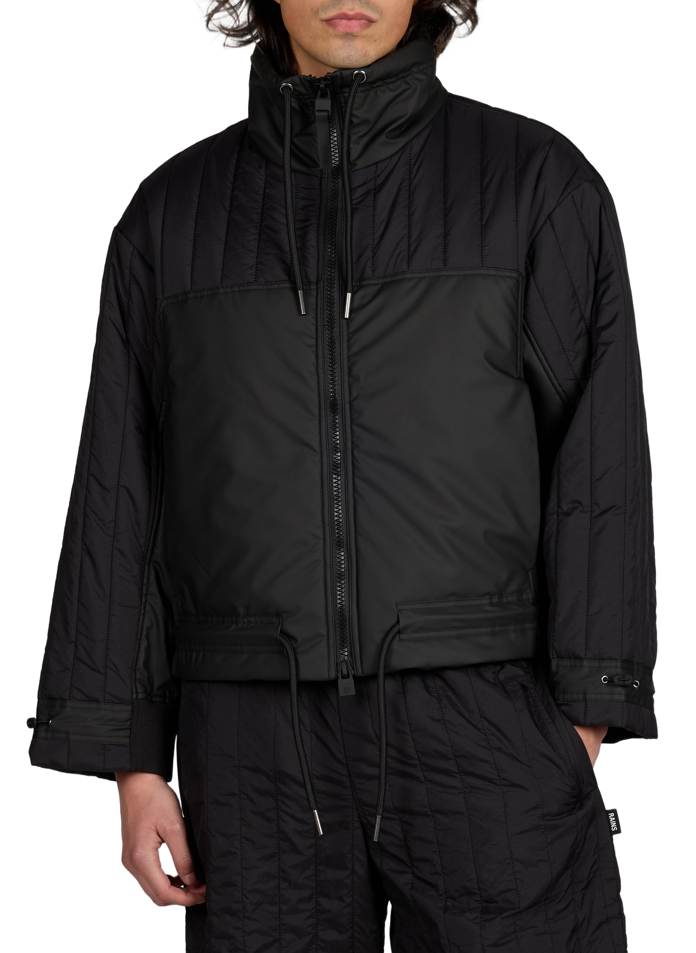 Veste matelassée Vision W Jacket RAINS Noir