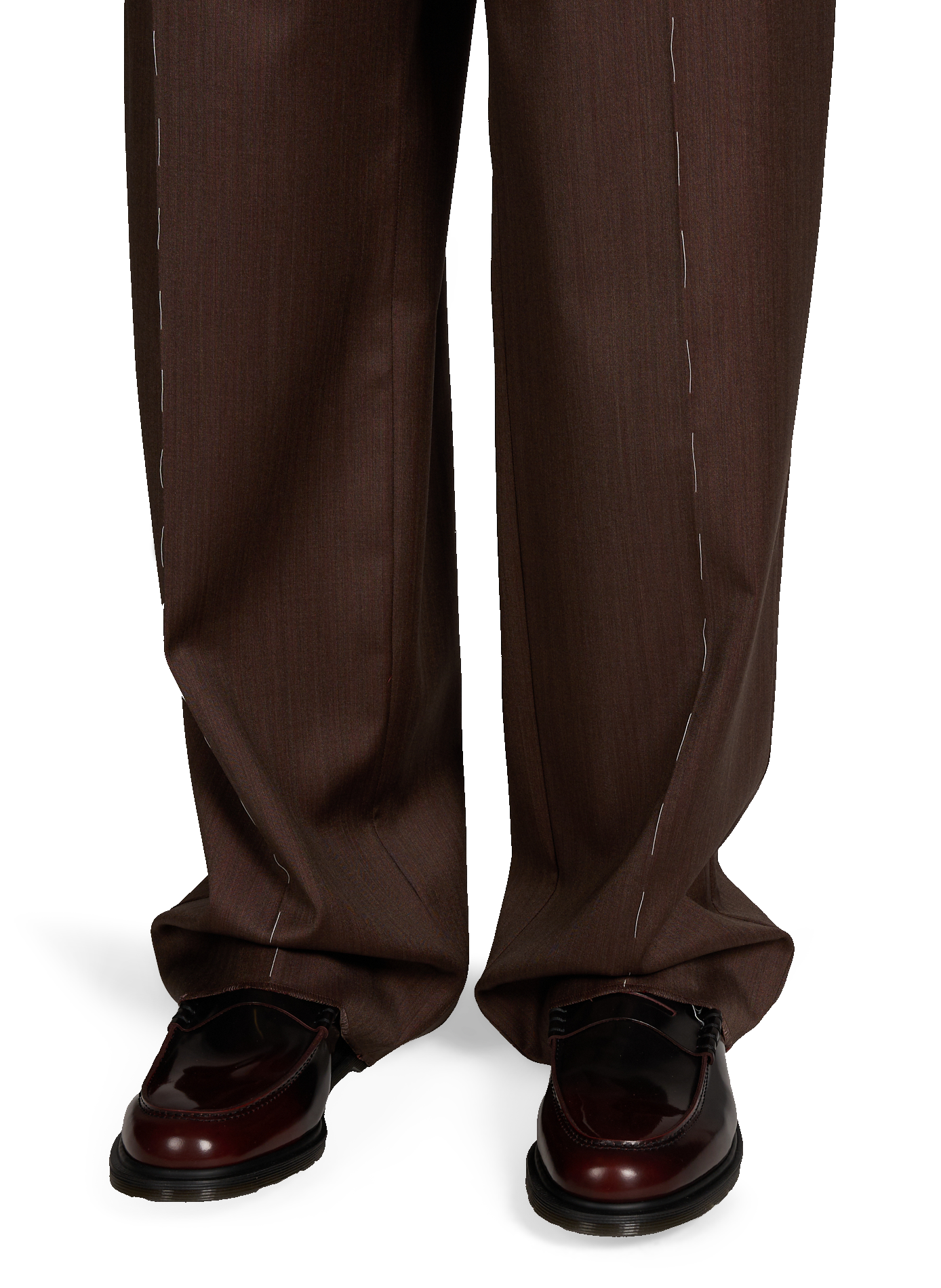 Patent leather loafers DR. MARTENS Red