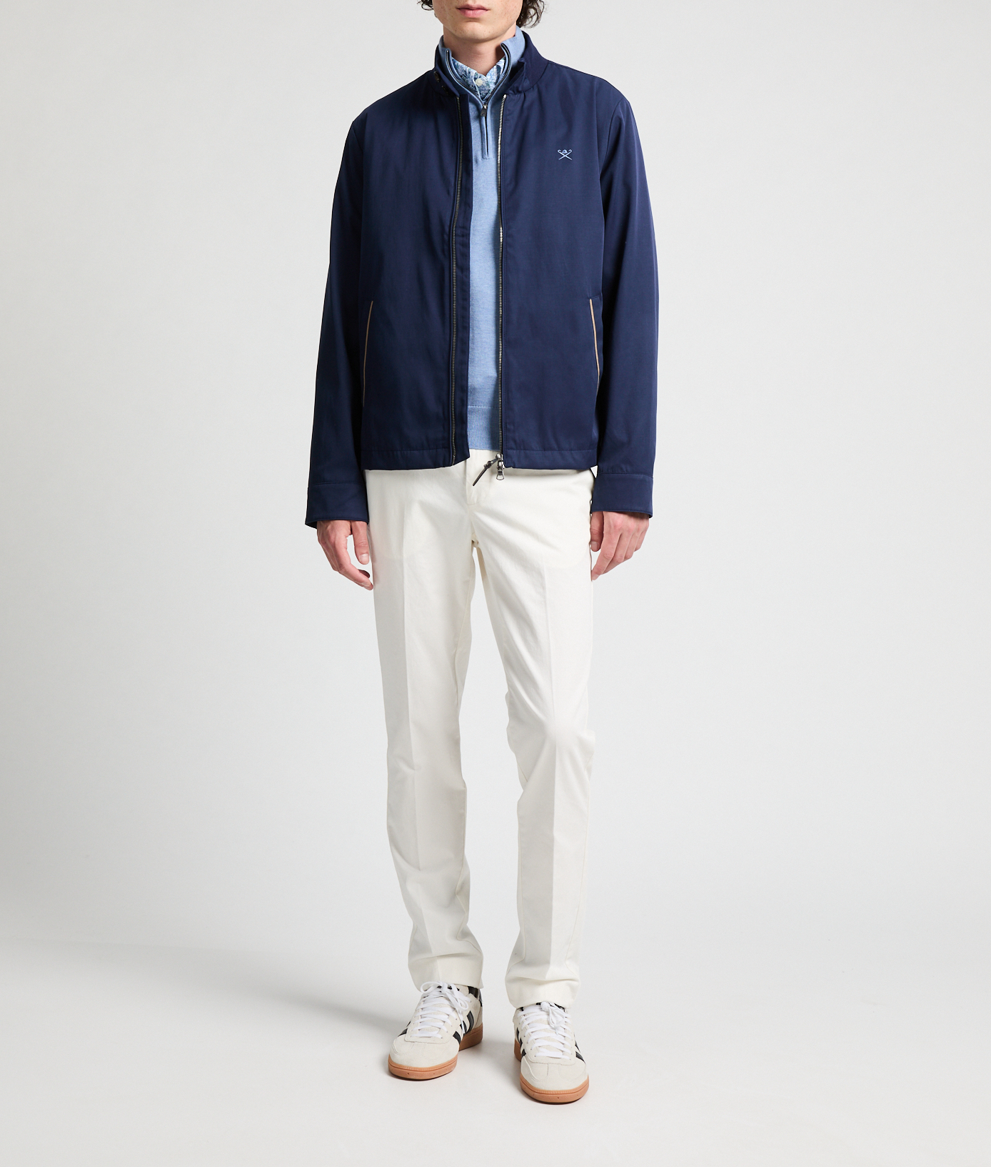 Chemise imprimée en coton Dropico AU PRINTEMPS PARIS Bleu
