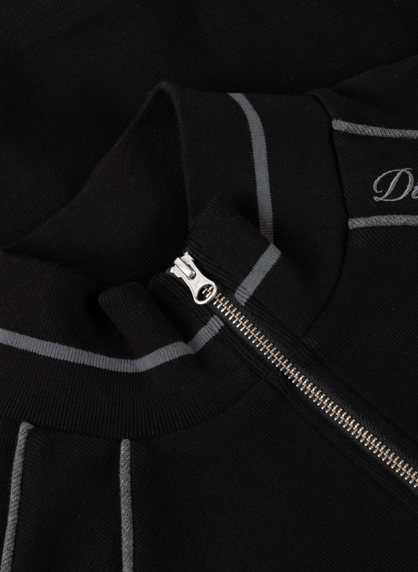 Weite Jacke mit Stehkragen aus Baumwollmischung DIME Schwarz