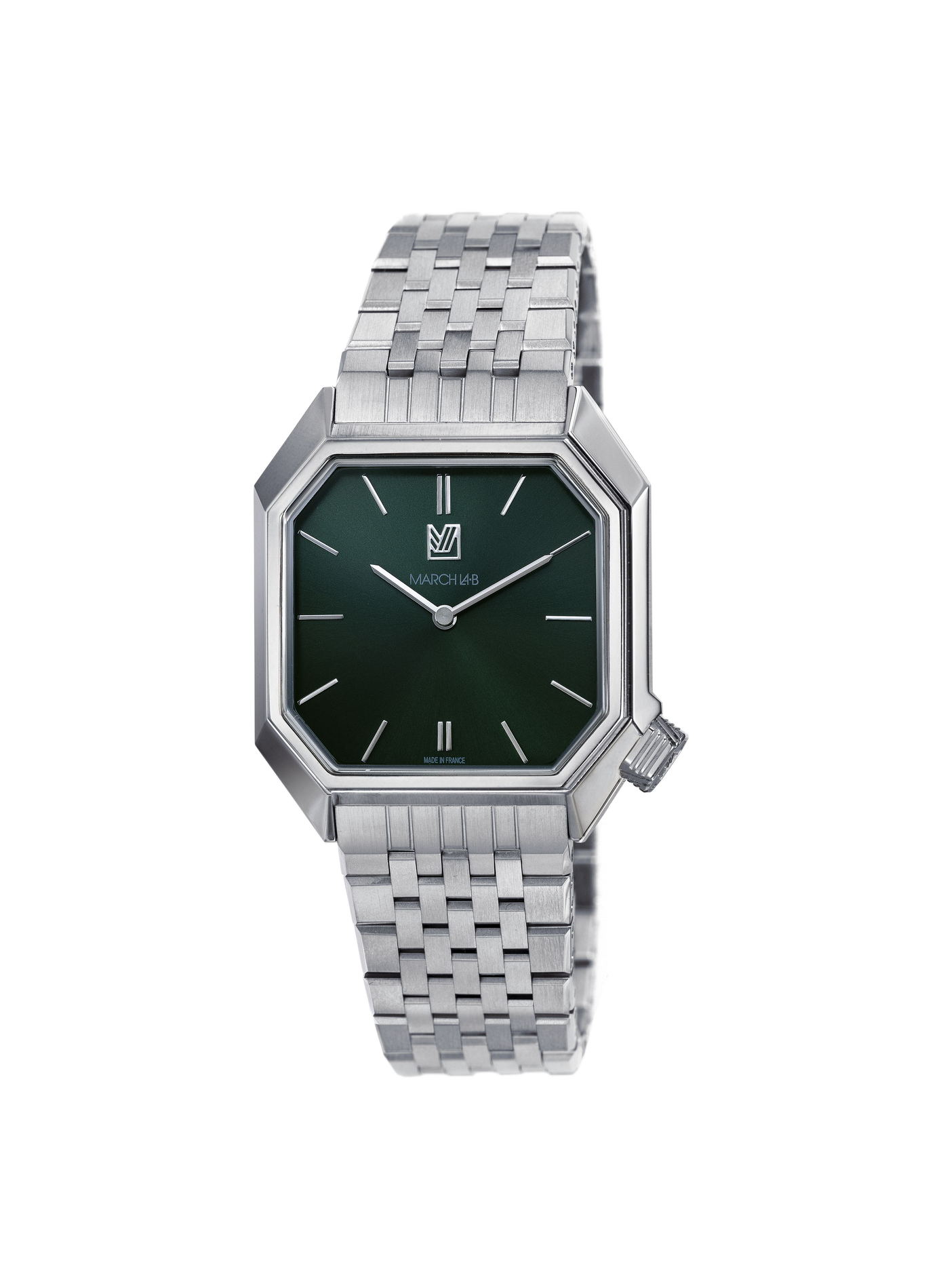 Montre quartz Mansart en acier inoxydable MARCH LA.B Vert