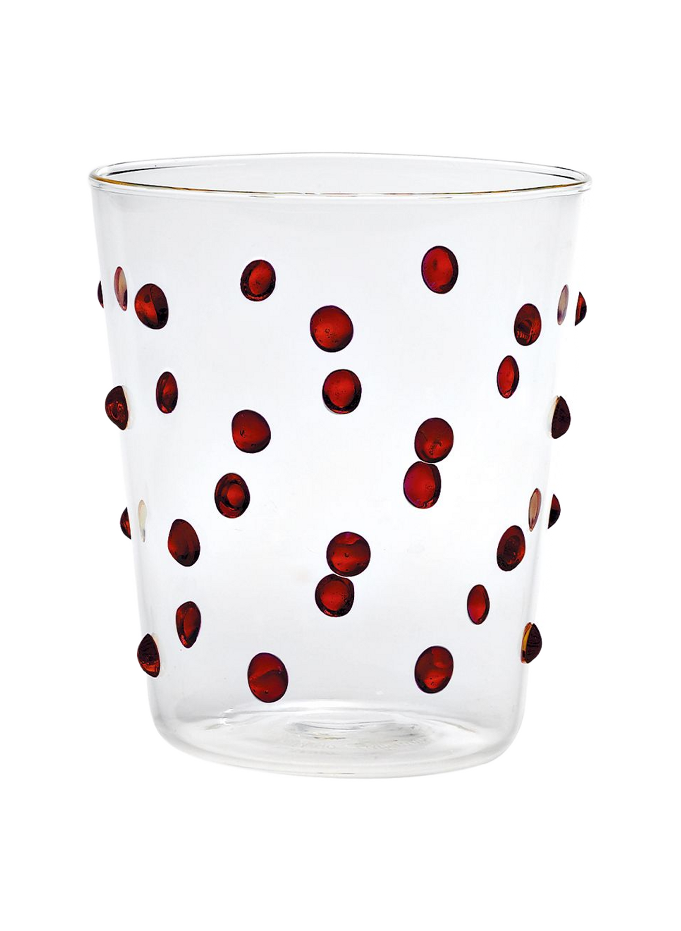 Set van 6 glazen Party in glas ZAFFERANO Rood