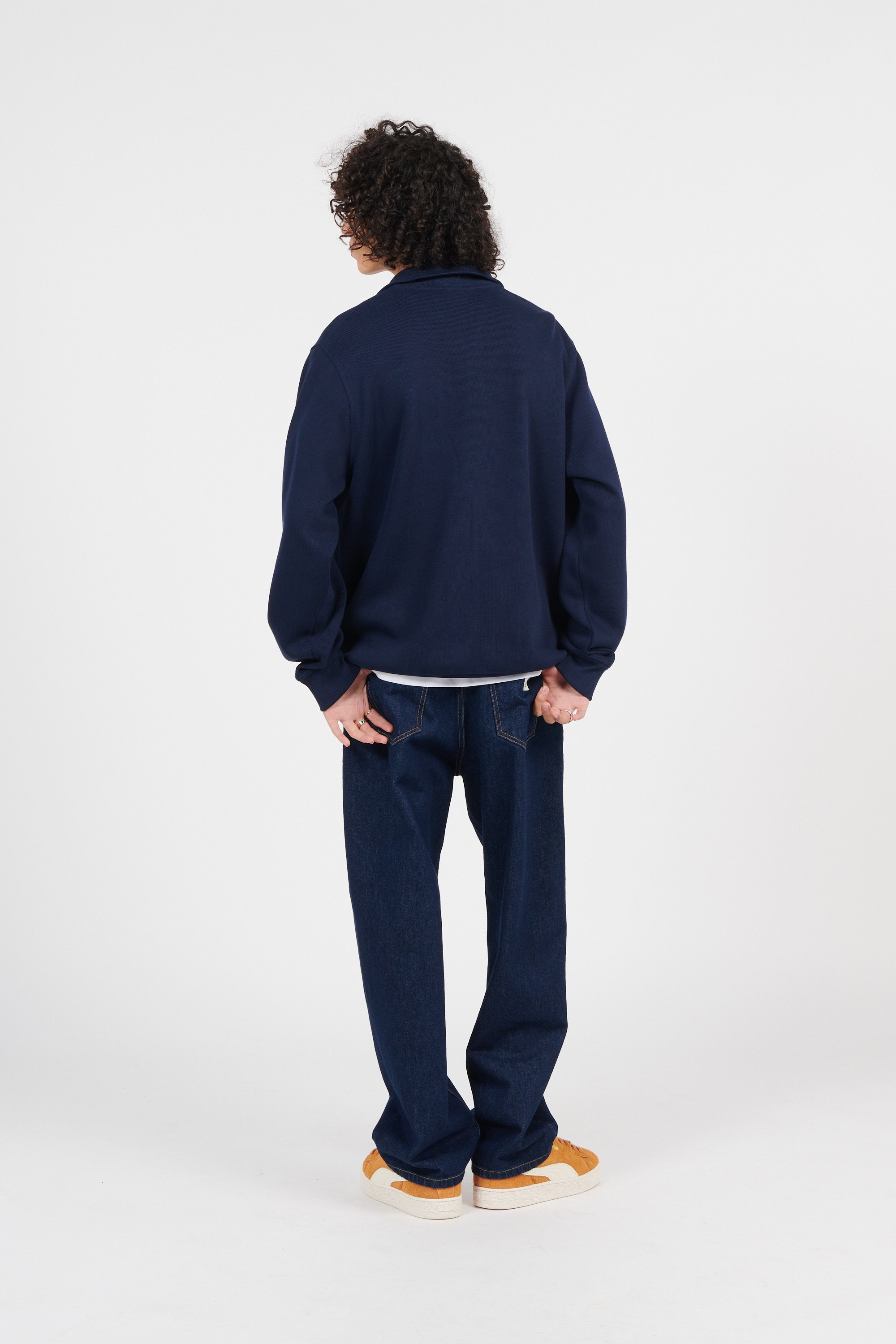 Sweatshirt core 1/4 zip LACOSTE Bleu