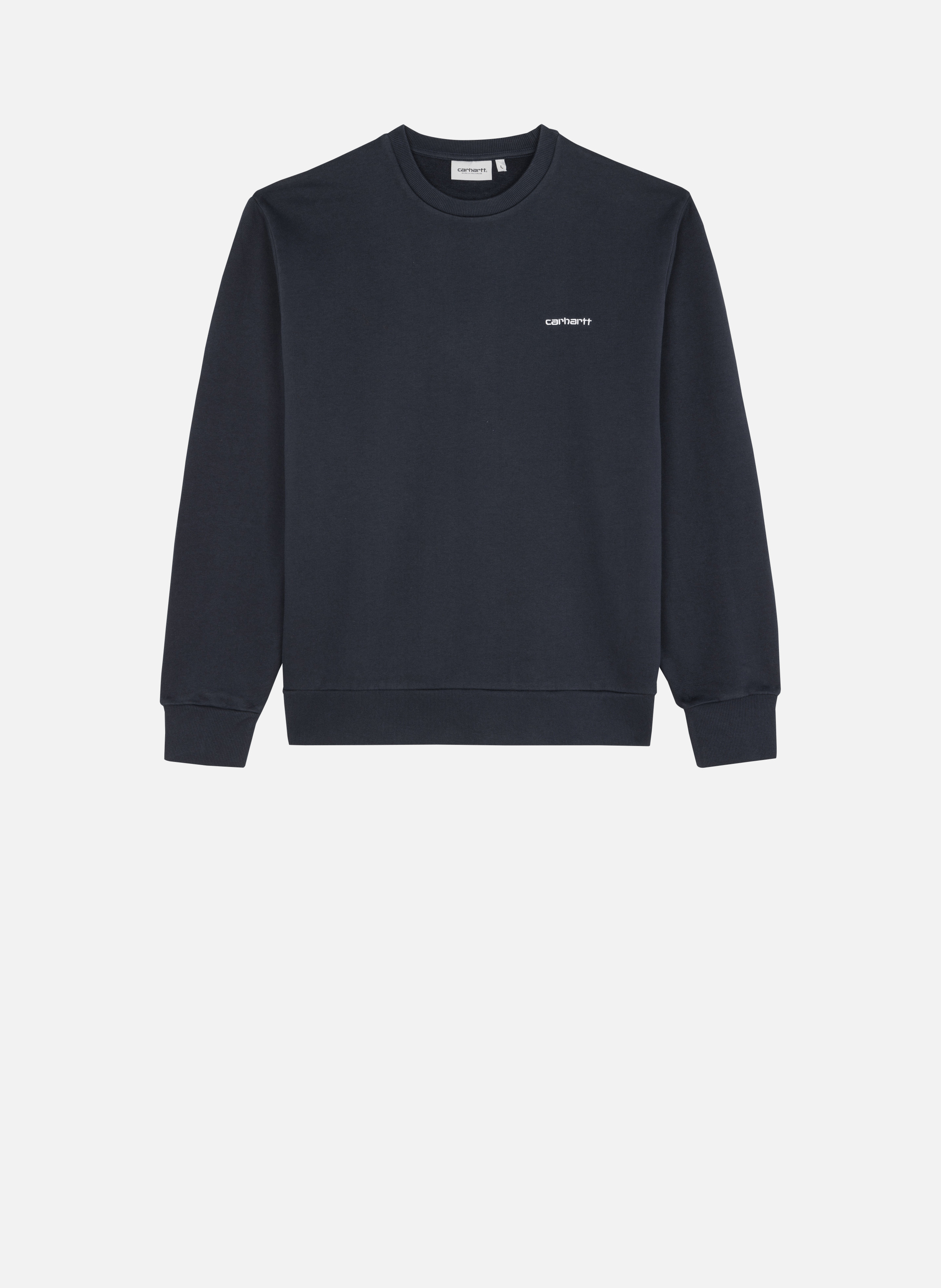 Sweatshirt script embroidery sweat CARHARTT WIP Bleu