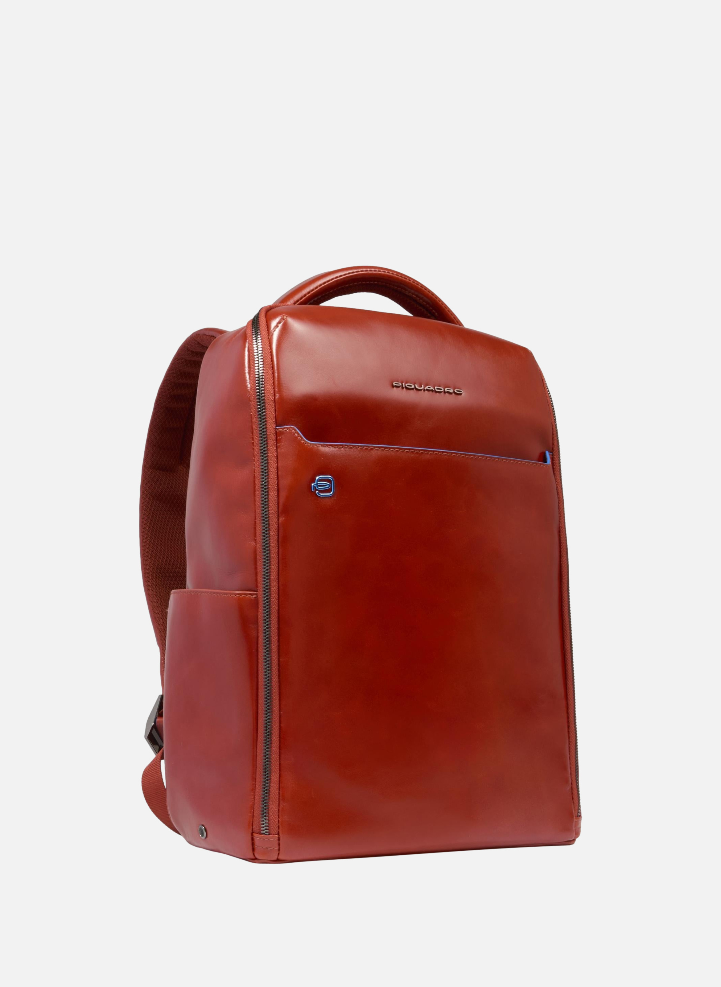 Rugzak voor 14" laptopreizen PIQUADRO Bruin
