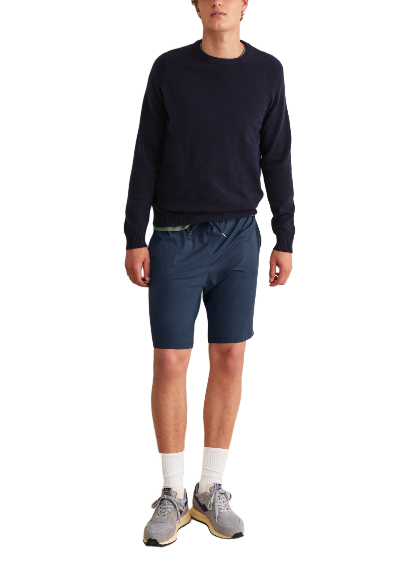 Gerade geschnittene Bermuda Shorts DEREK ROSE Blau