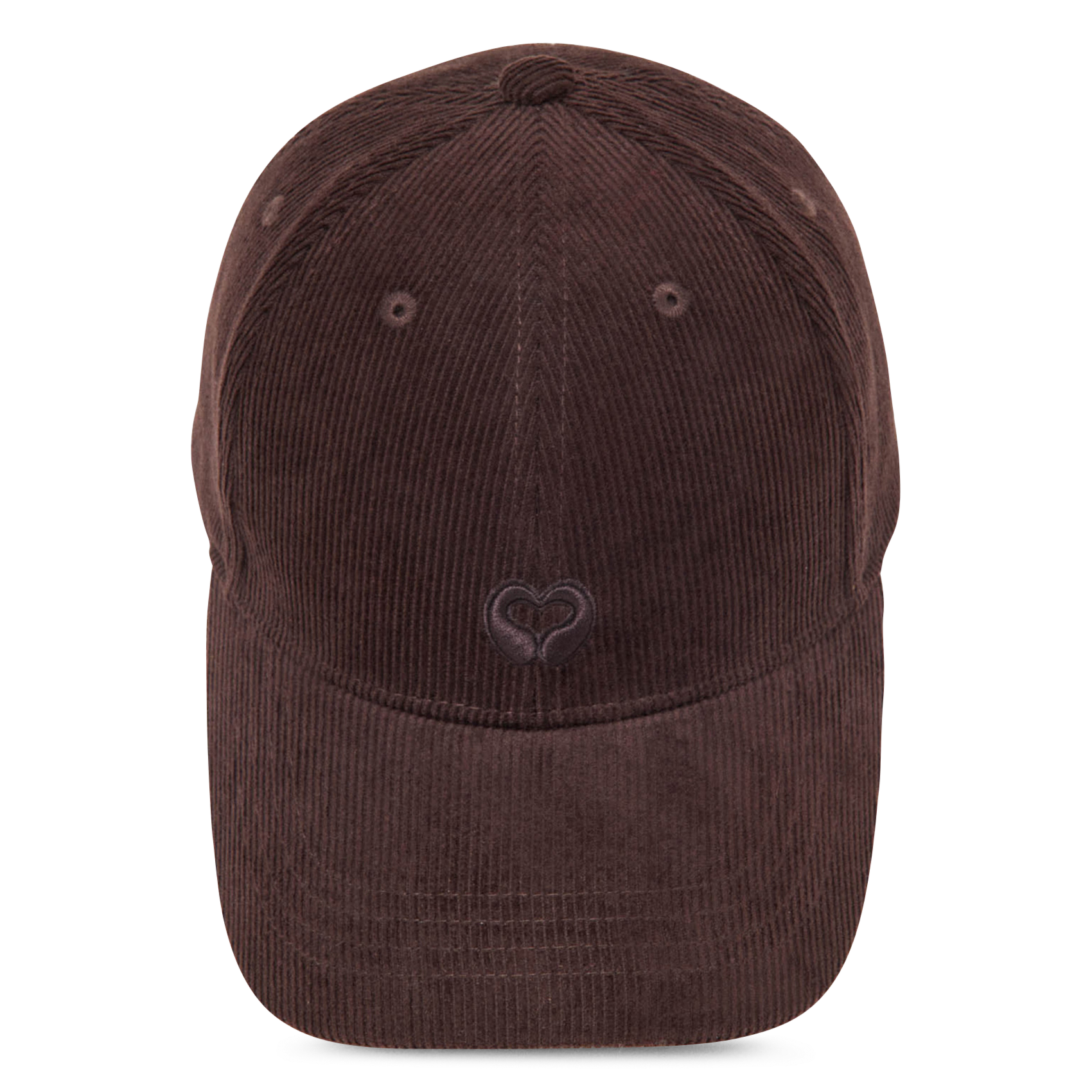 Casquette baseball en coton MAJE Marron