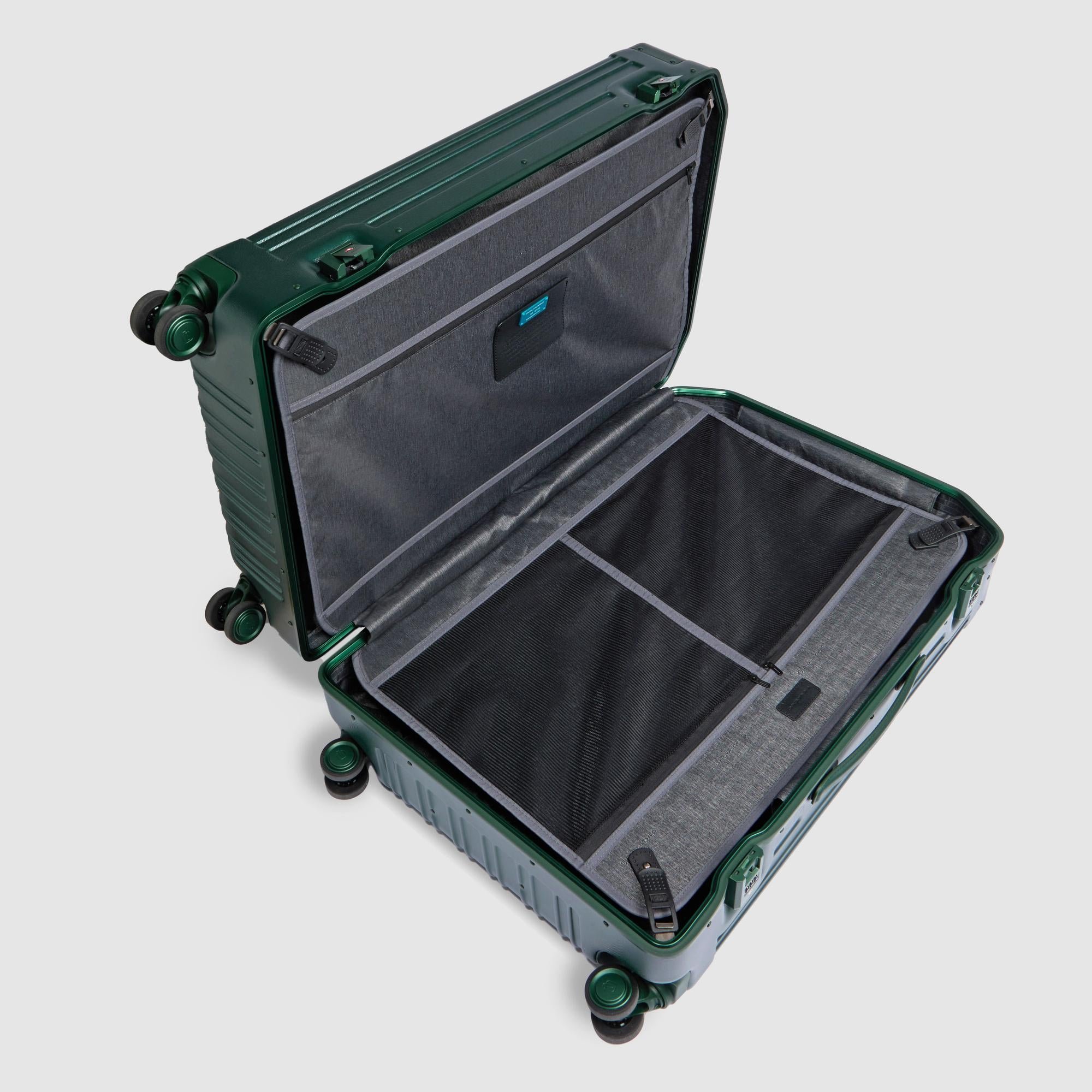 Grote koffer met 4 wielen PIQUADRO Groen