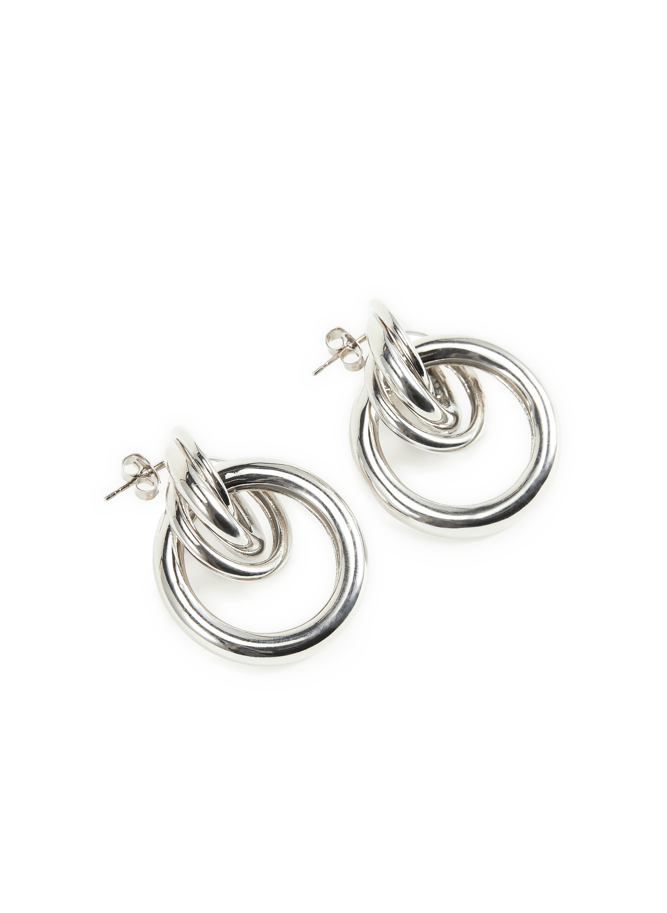 Earrings hoops JUSTINE CLENQUET Silver