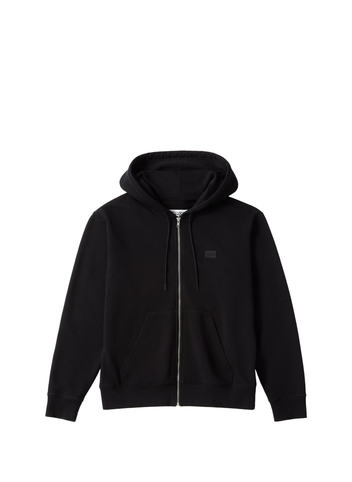 Oversized zip-up hoodie MAISON MARGIELA Black